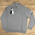 Stone Island Light Pure Wool Long-Sleeved Ghost Polo Shirt in Dust Grey -Usfansport