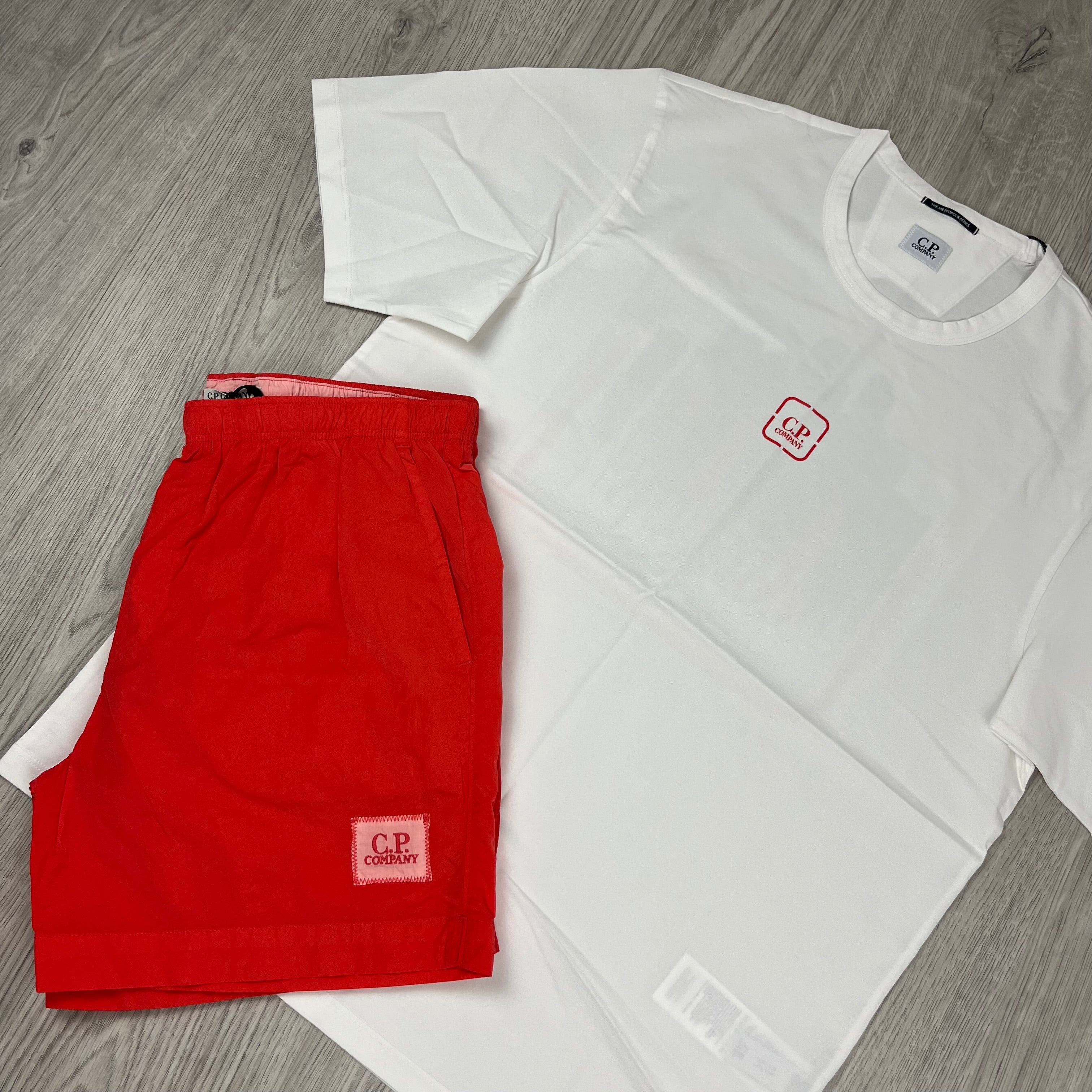 CP Company Holiday Set - White/Poinciana -Usfansport
