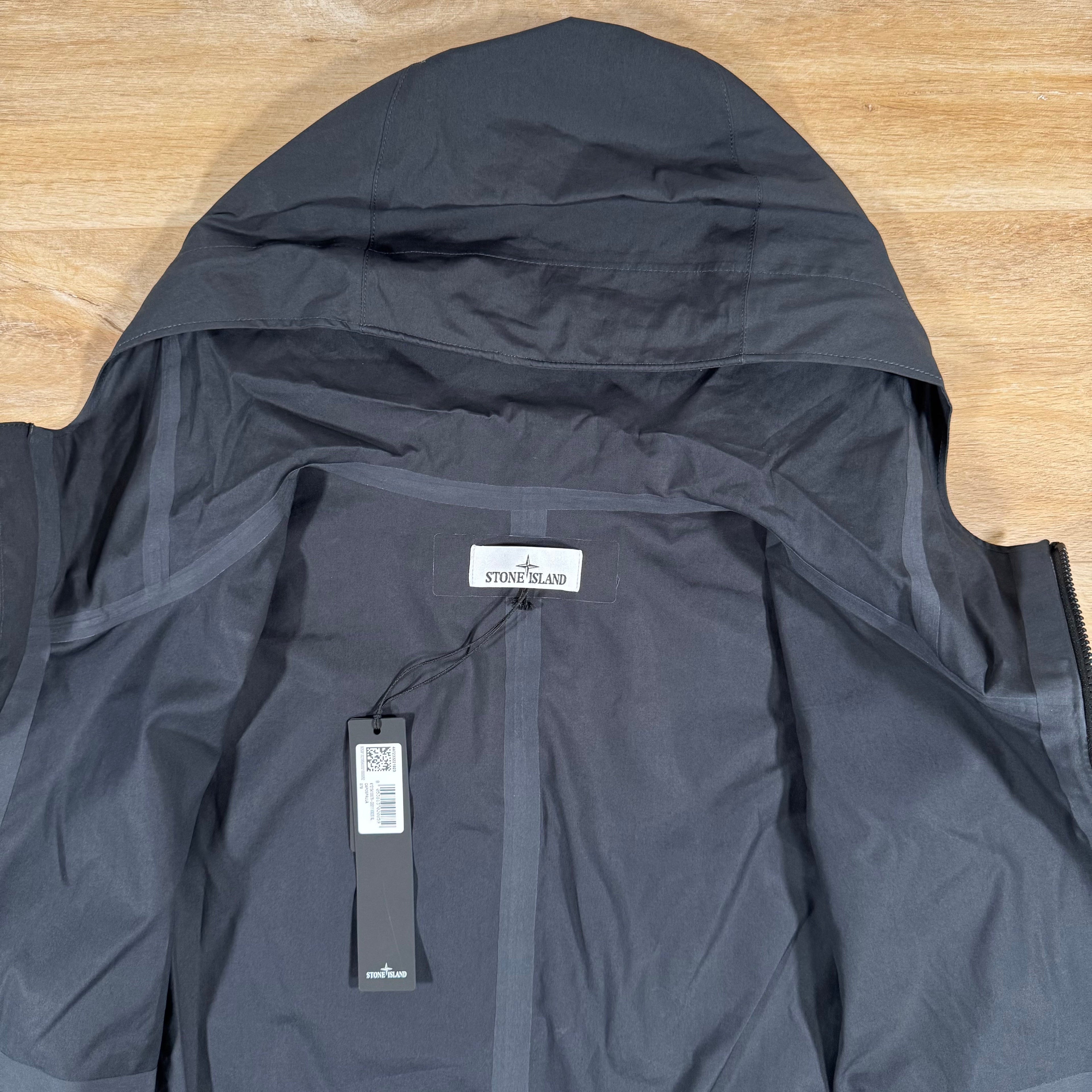 Stone Island Supima Canvas Jacket in Navy -Usfansport