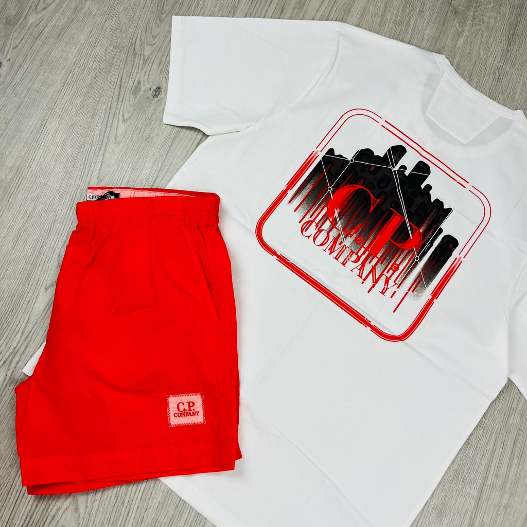 CP Company Holiday Set - White/Poinciana -Usfansport