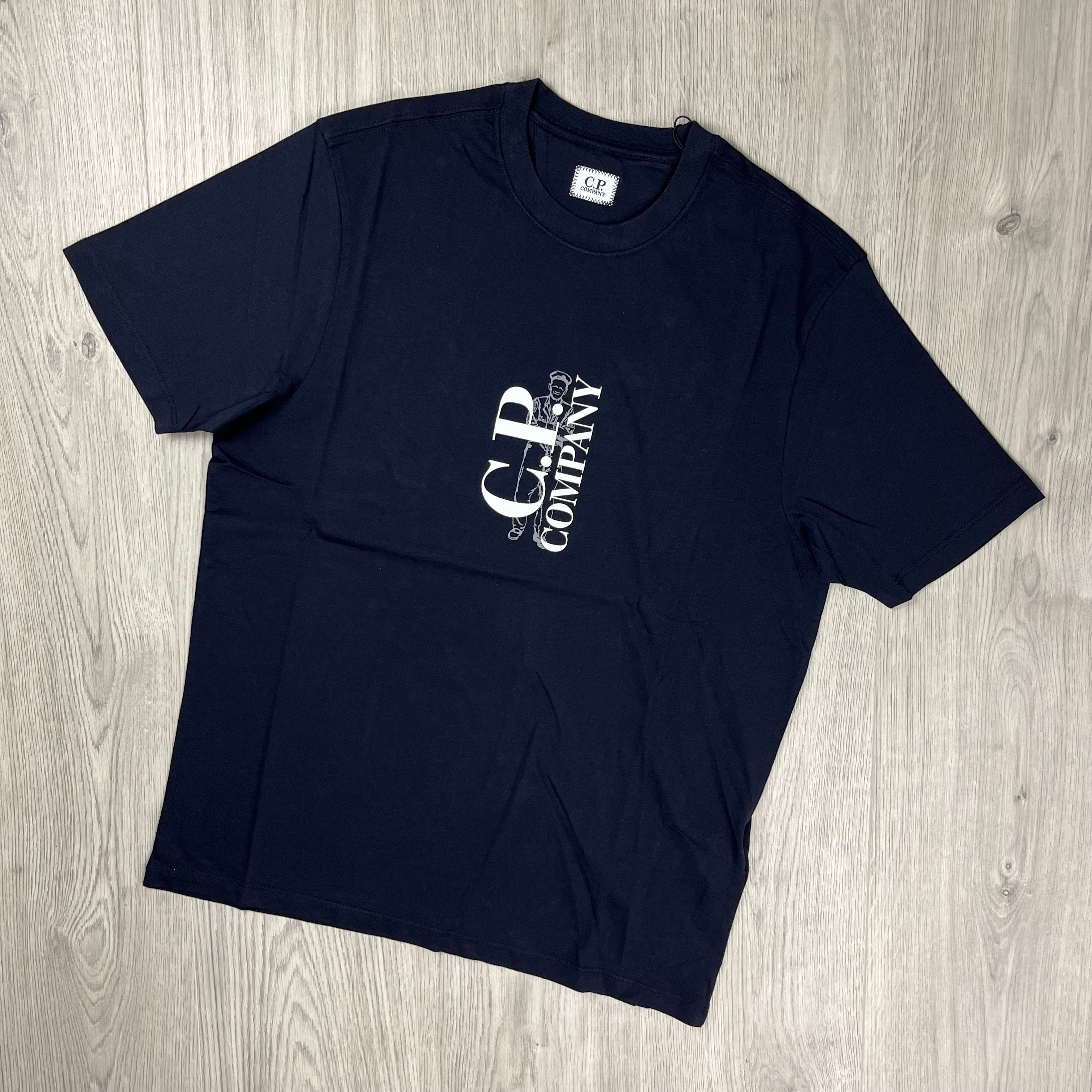 CP Company Sailor T-Shirt - Navy -Usfansport