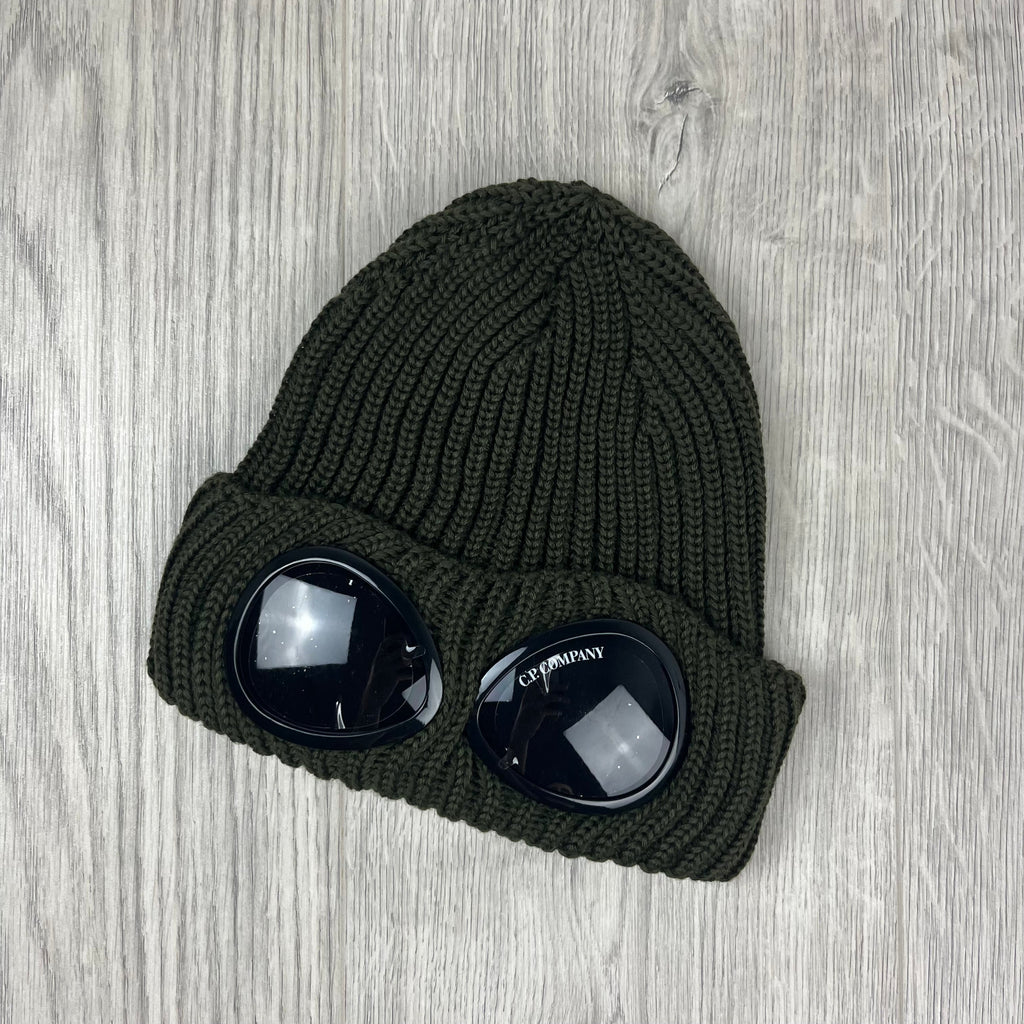 CP Company Goggle Beanie - Ivy Green -Usfansport