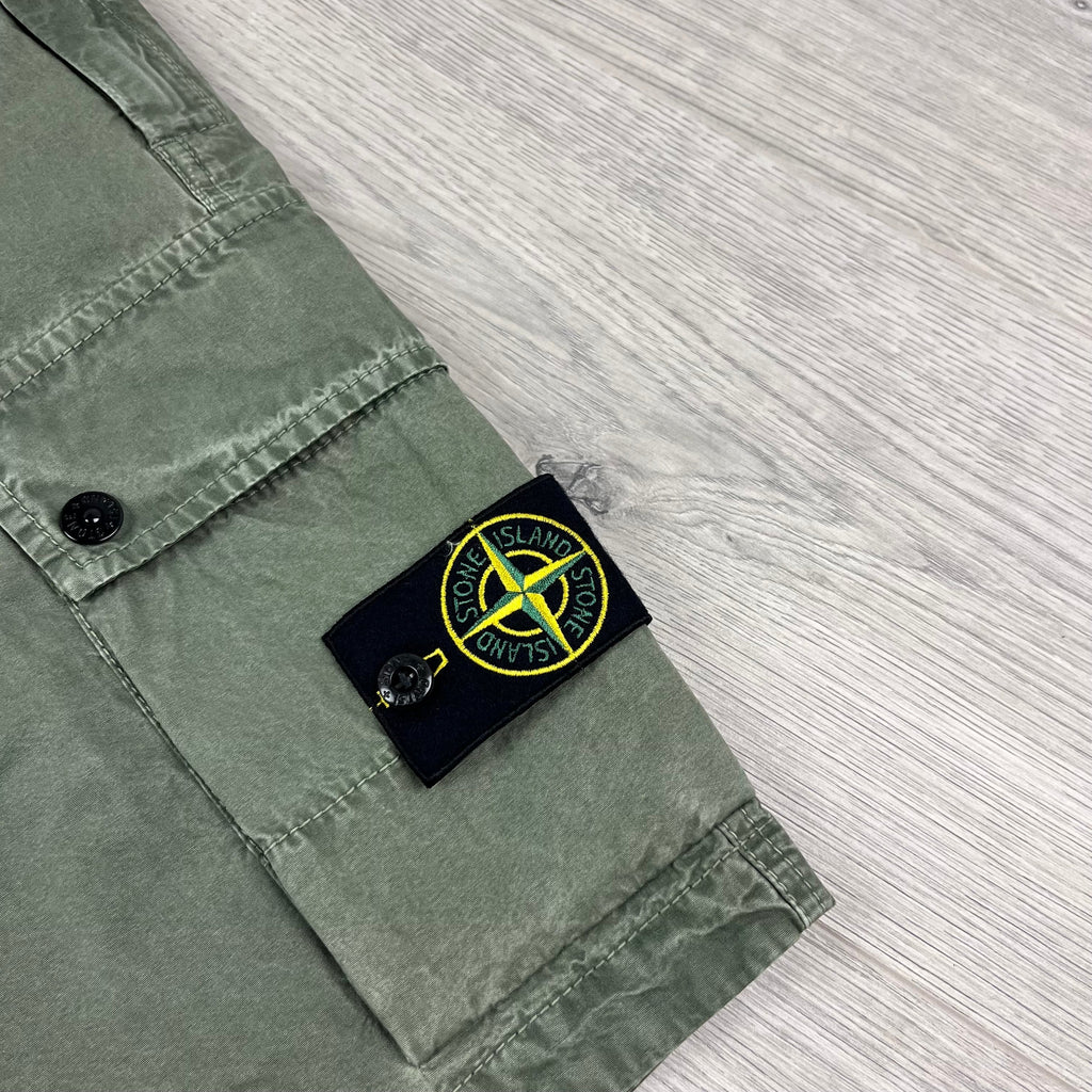 Stone Island Cargo Shorts - Musk Green -Usfansport