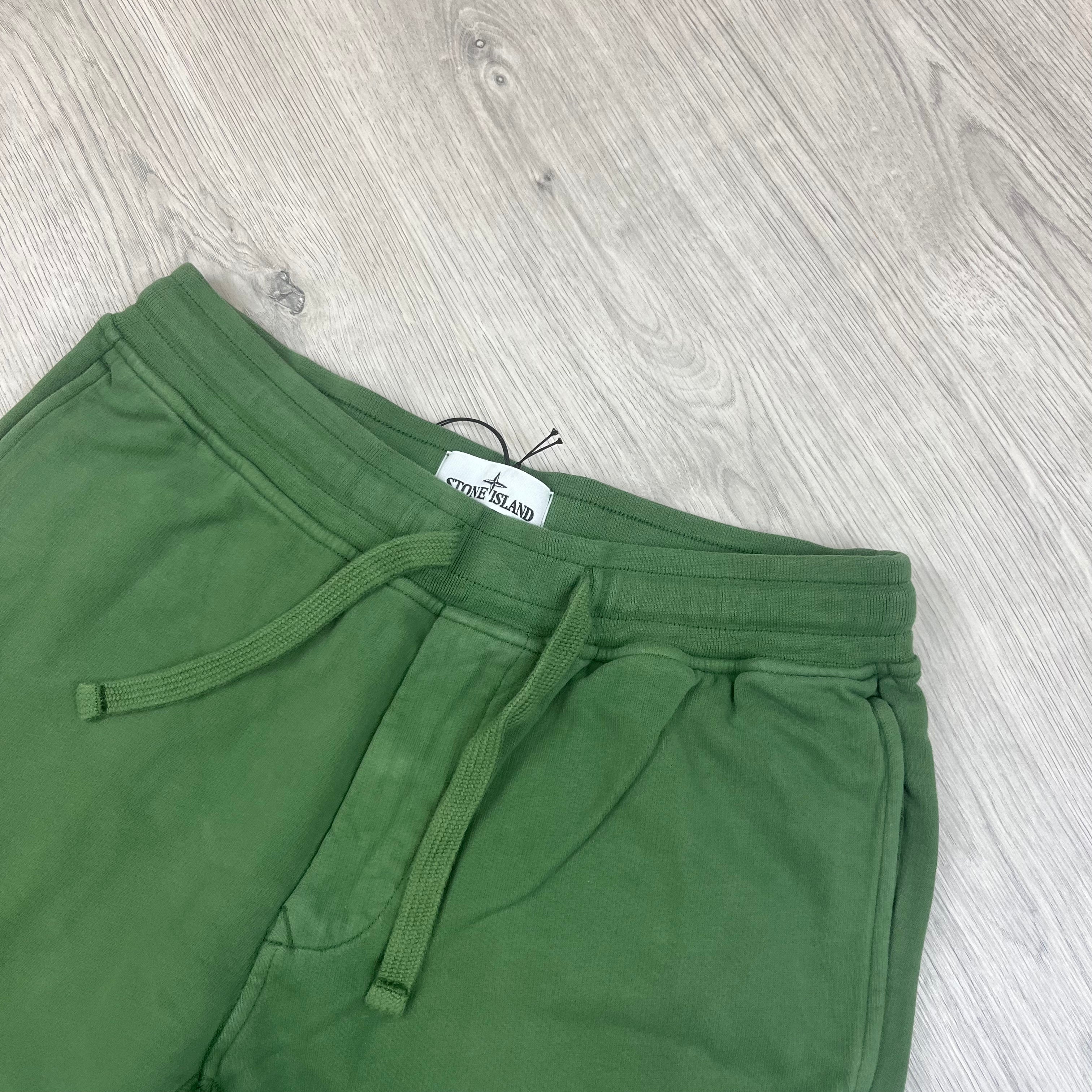 Stone Island Dyed Sweatpants - Olive -Usfansport