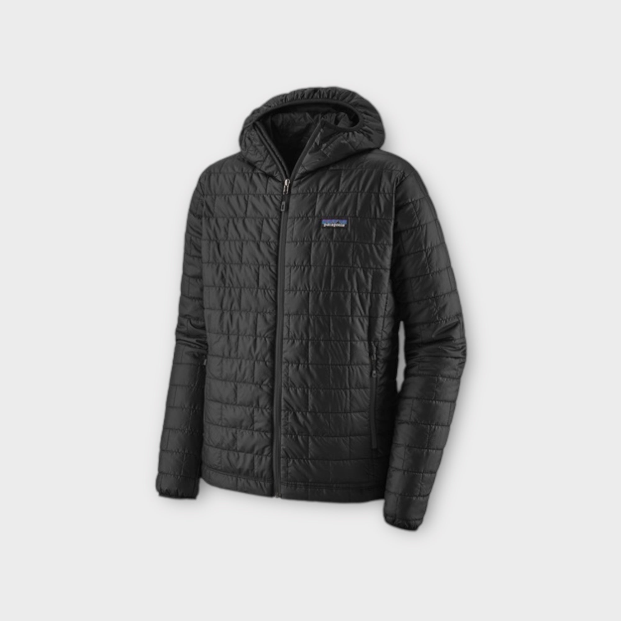 Patagonia Nano Puff Hooded Jakke I Sort