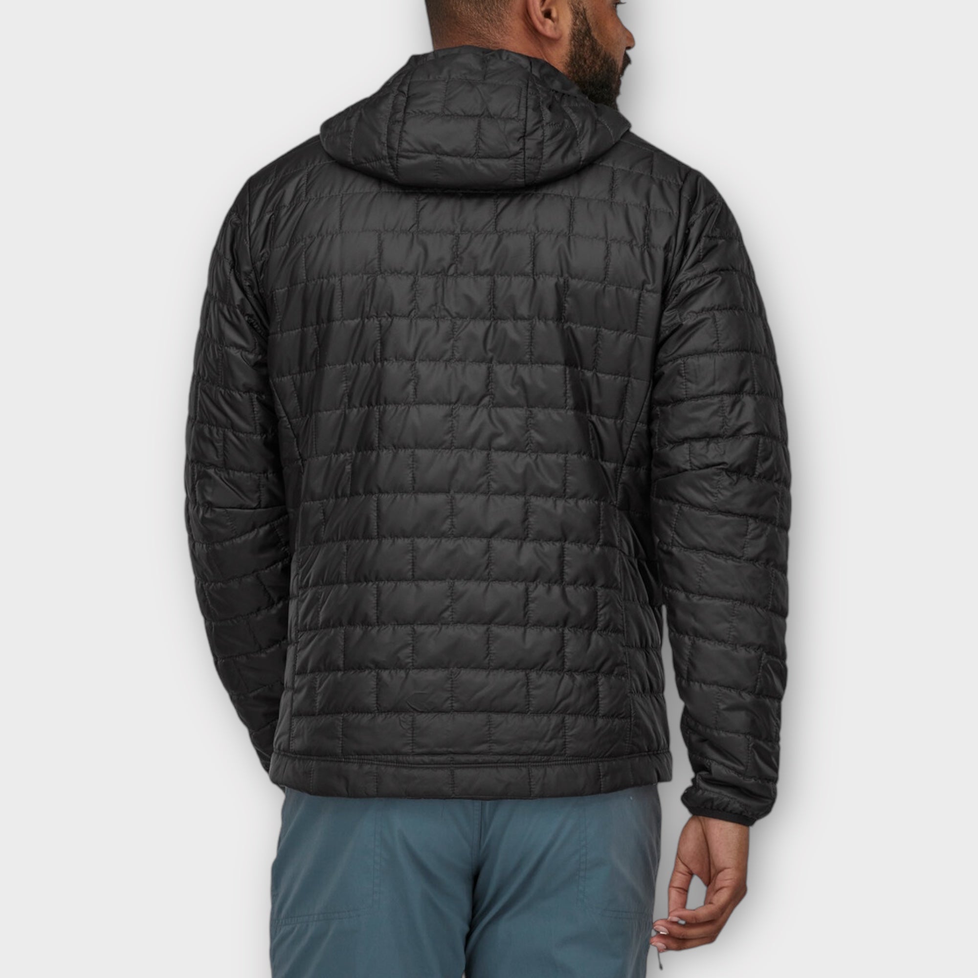 Patagonia Nano Puff Hooded Jakke I Sort