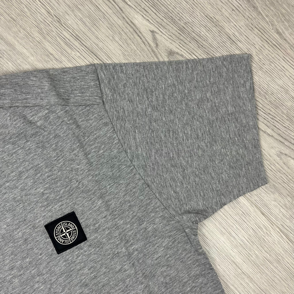 Stone Island Patch T-Shirt - Grey -Usfansport