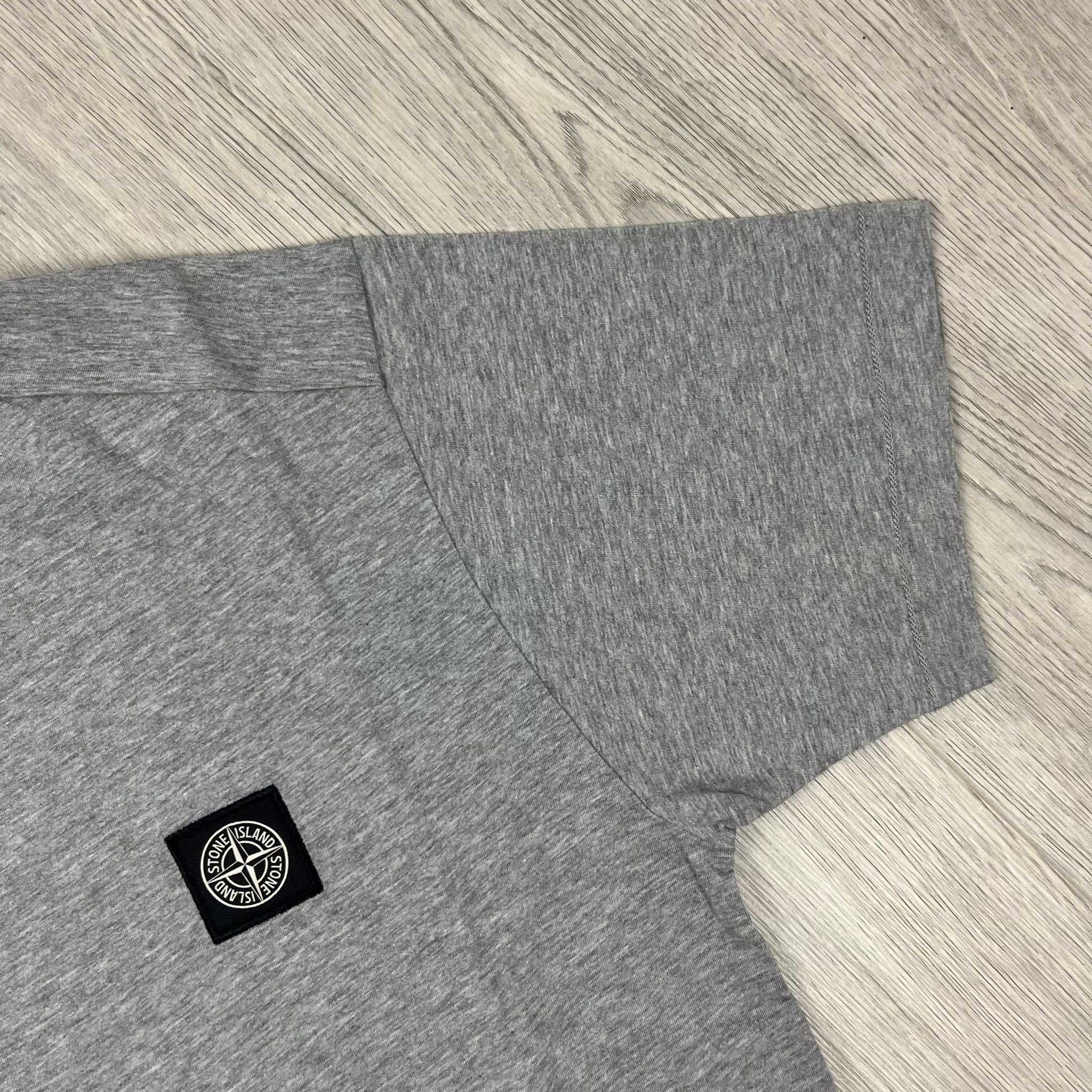 Stone Island Patch T-Shirt - Grey -Usfansport