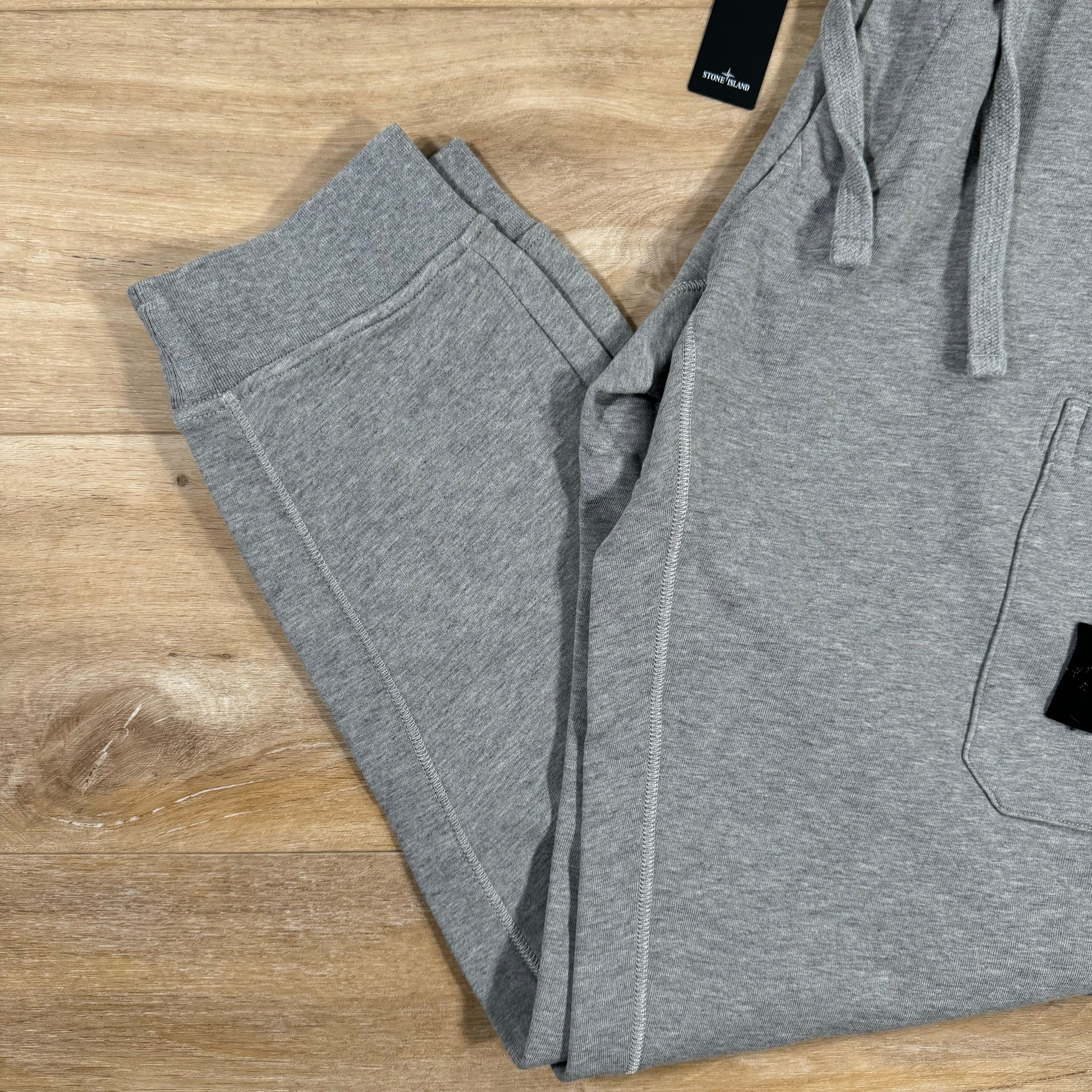 Stone Island Slim Fit Cargo Sweatpants in Grey -Usfansport
