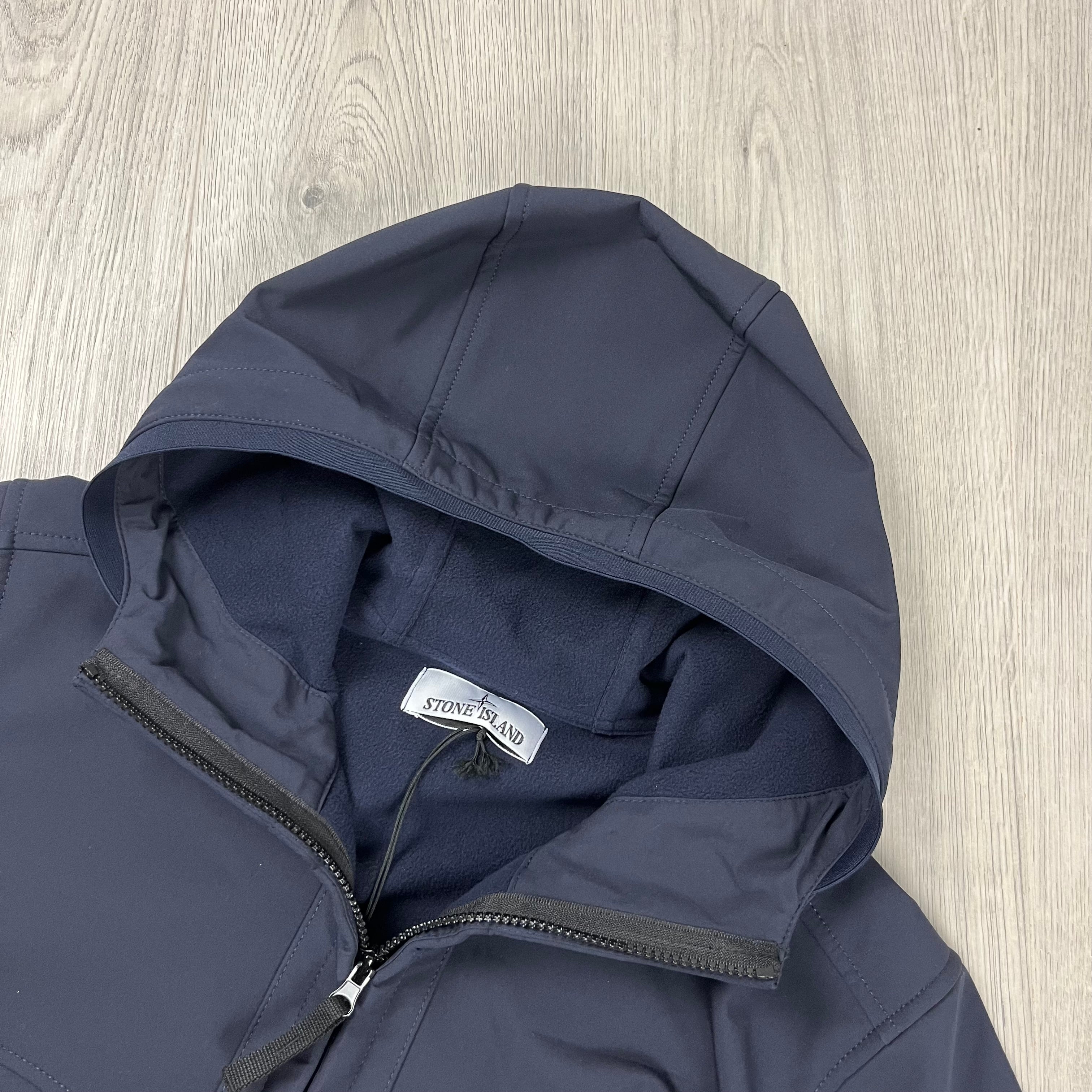 Stone Island Shell Jacket - Navy -Usfansport