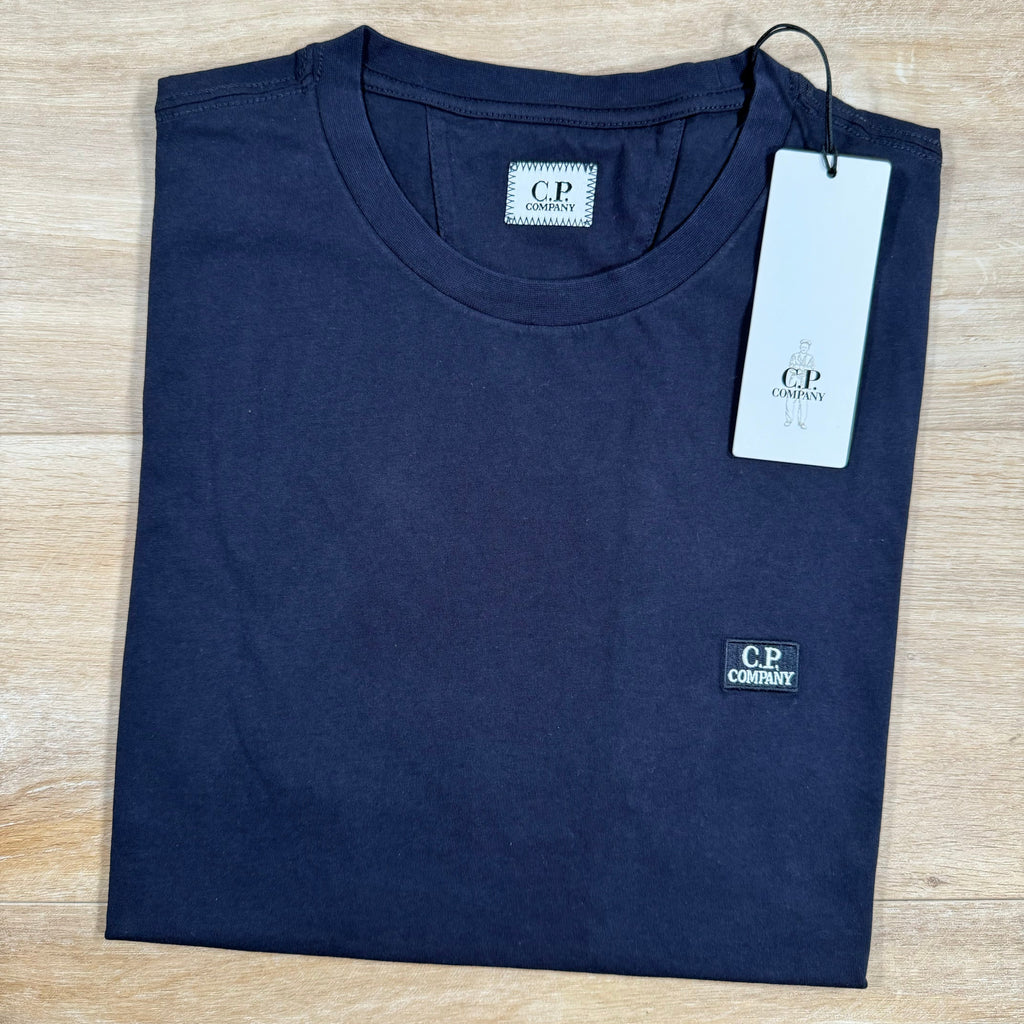 CP Company Logo Patch T-Shirt in Navy -Usfansport