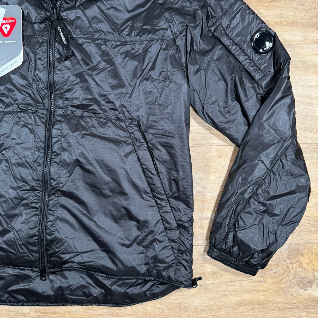 CP Company Nada Shell Lens Padded Jacket in Black -Usfansport