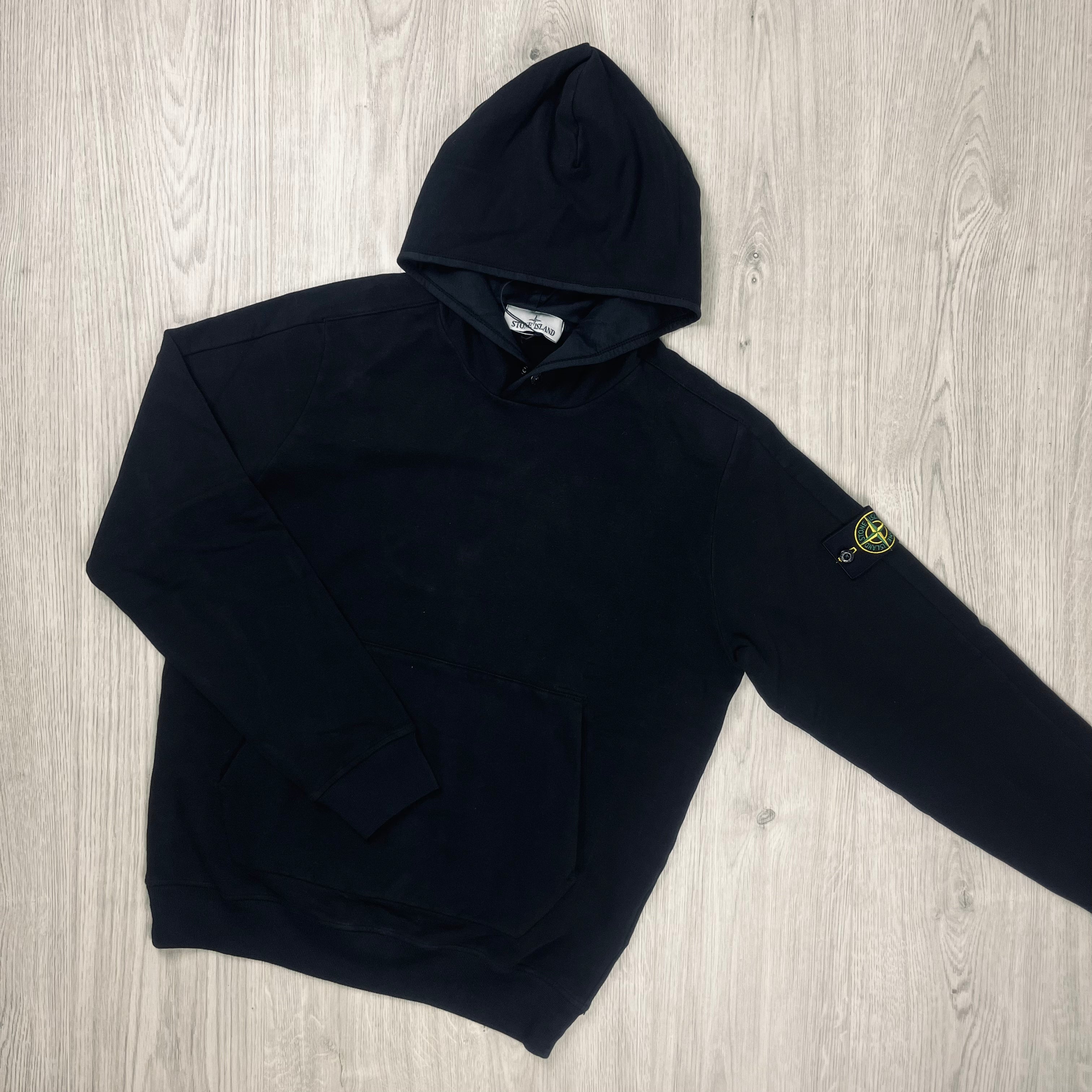 Stone Island Dyed Hoodie - Black -Usfansport