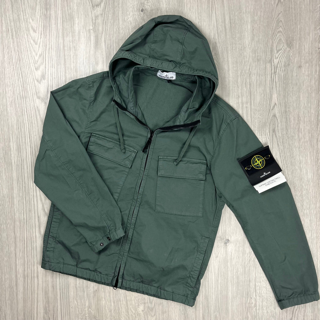 Stone Island Hooded Overshirt - Musk -Usfansport