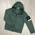 Stone Island Hooded Overshirt - Musk -Usfansport