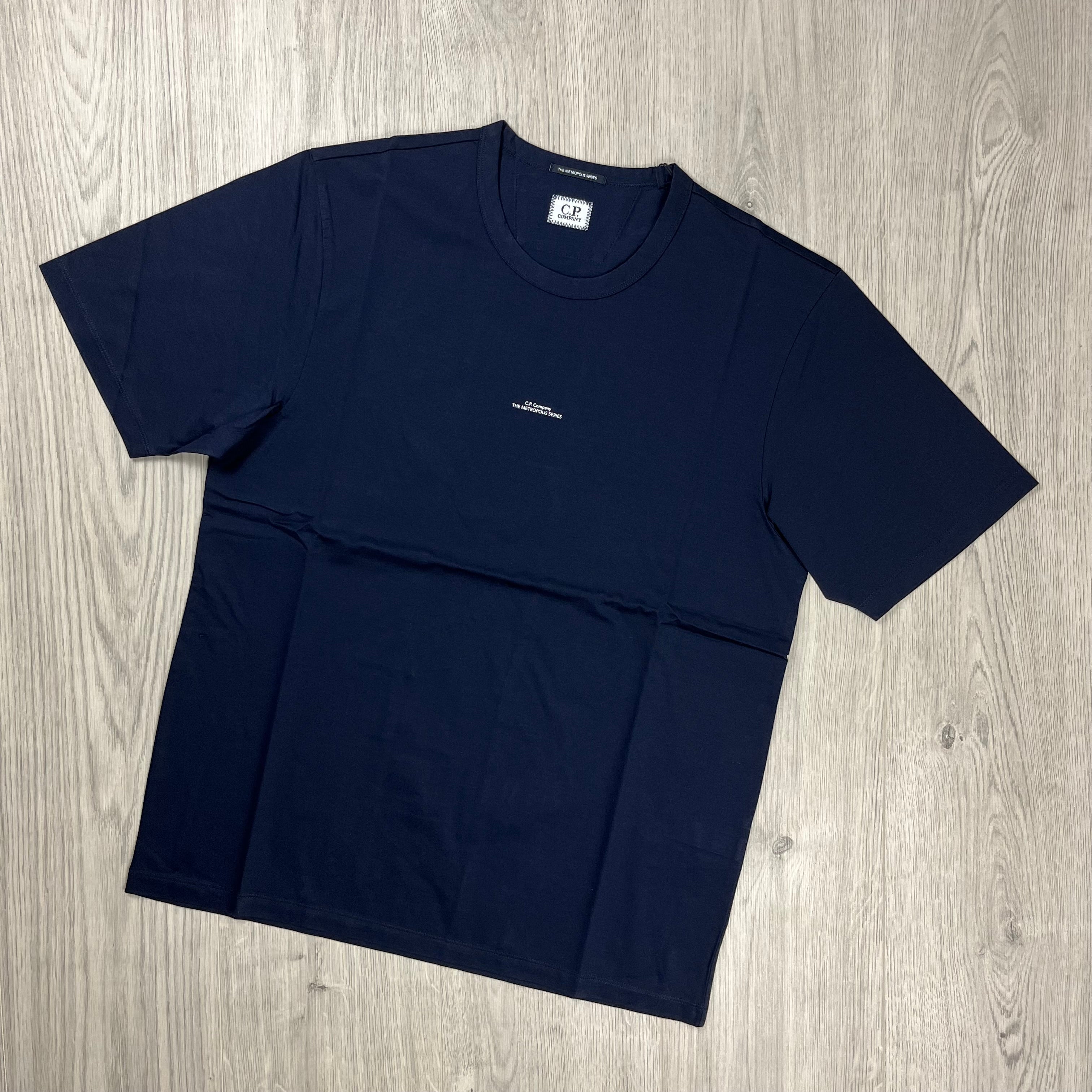 CP Company Metropolis T-Shirt - Navy -Usfansport