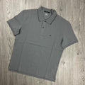 CP Company Piquet Polo Shirt - Drizzle -Usfansport