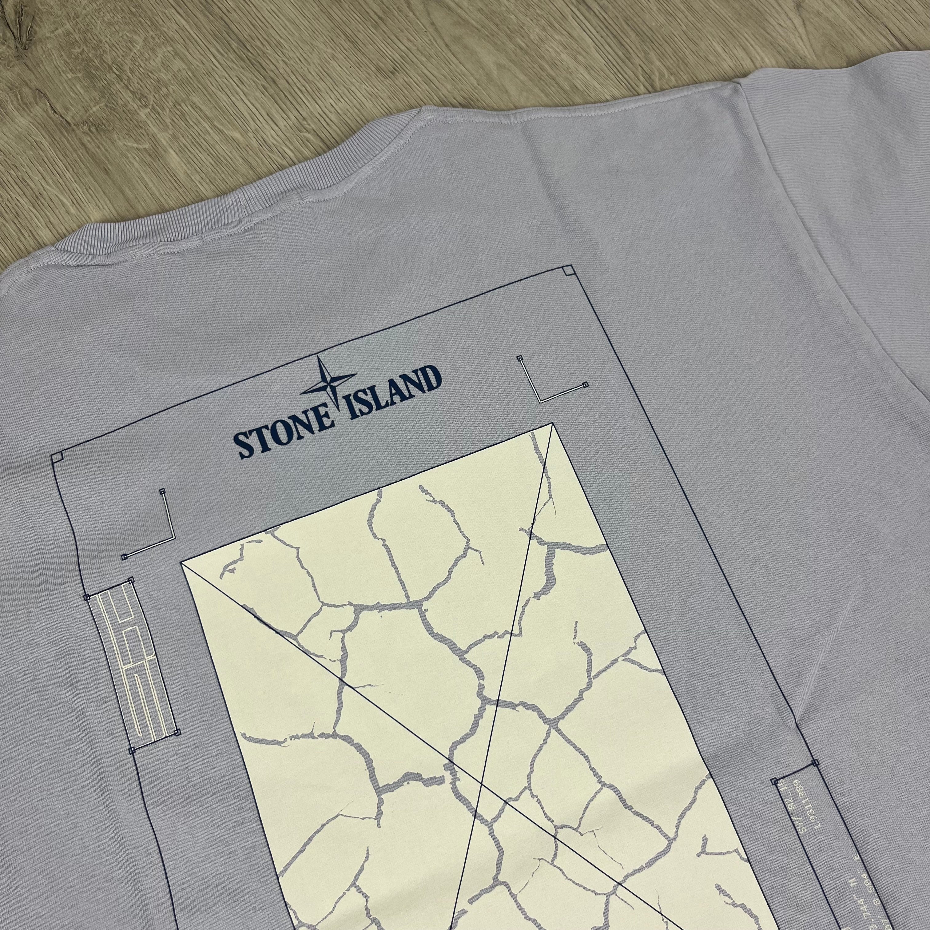 Stone Island Construction T-Shirt - Lilac -Usfansport