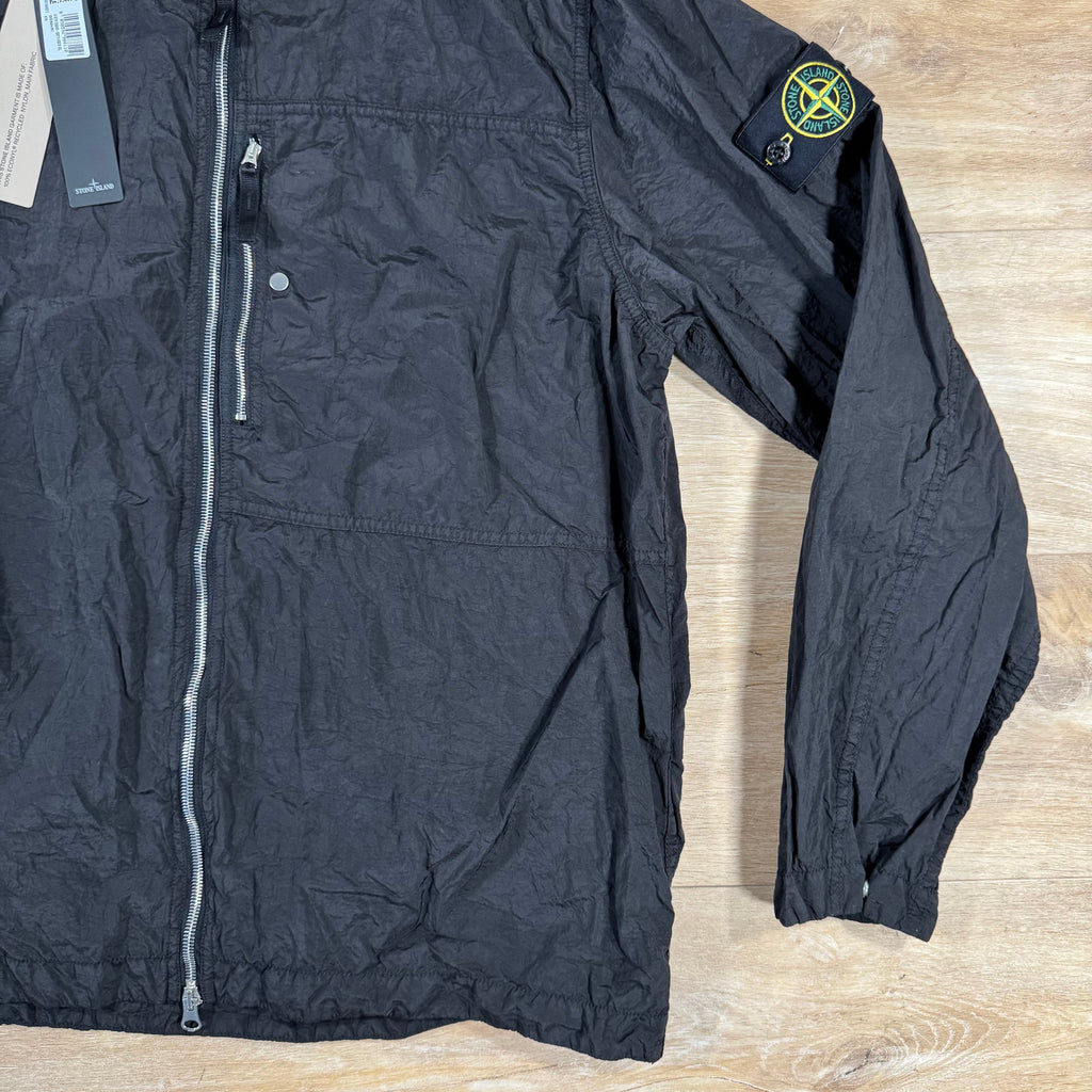 Stone Island Nylon Metal Overshirt in Black -Usfansport