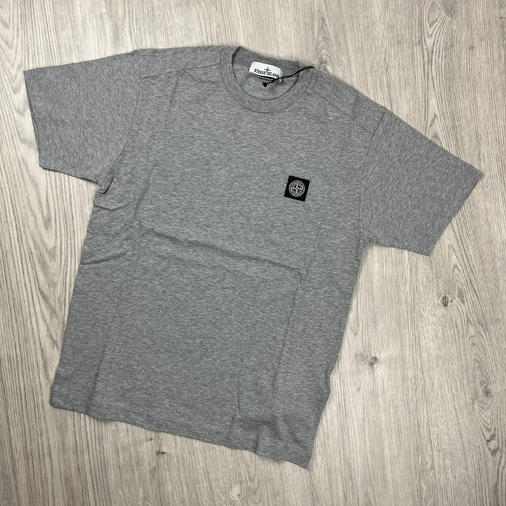 Stone Island Patch T-Shirt - Grey -Usfansport