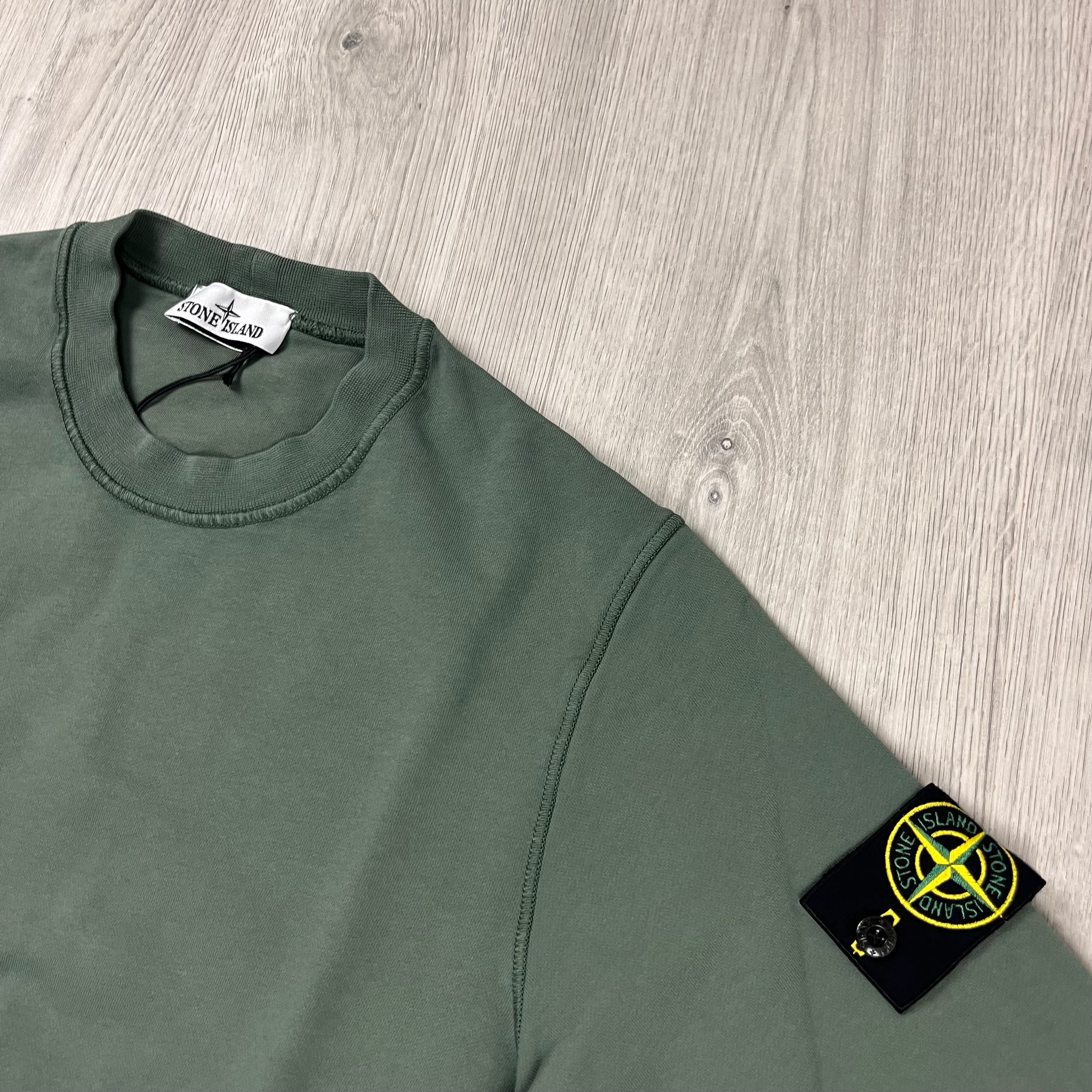 Stone Island Dyed Sweatshirt - Musk -Usfansport