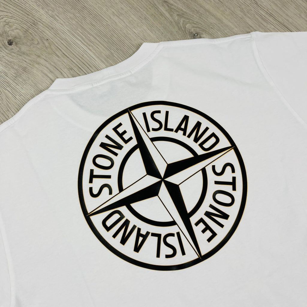 Stone Island Printed T-Shirt - White -Usfansport