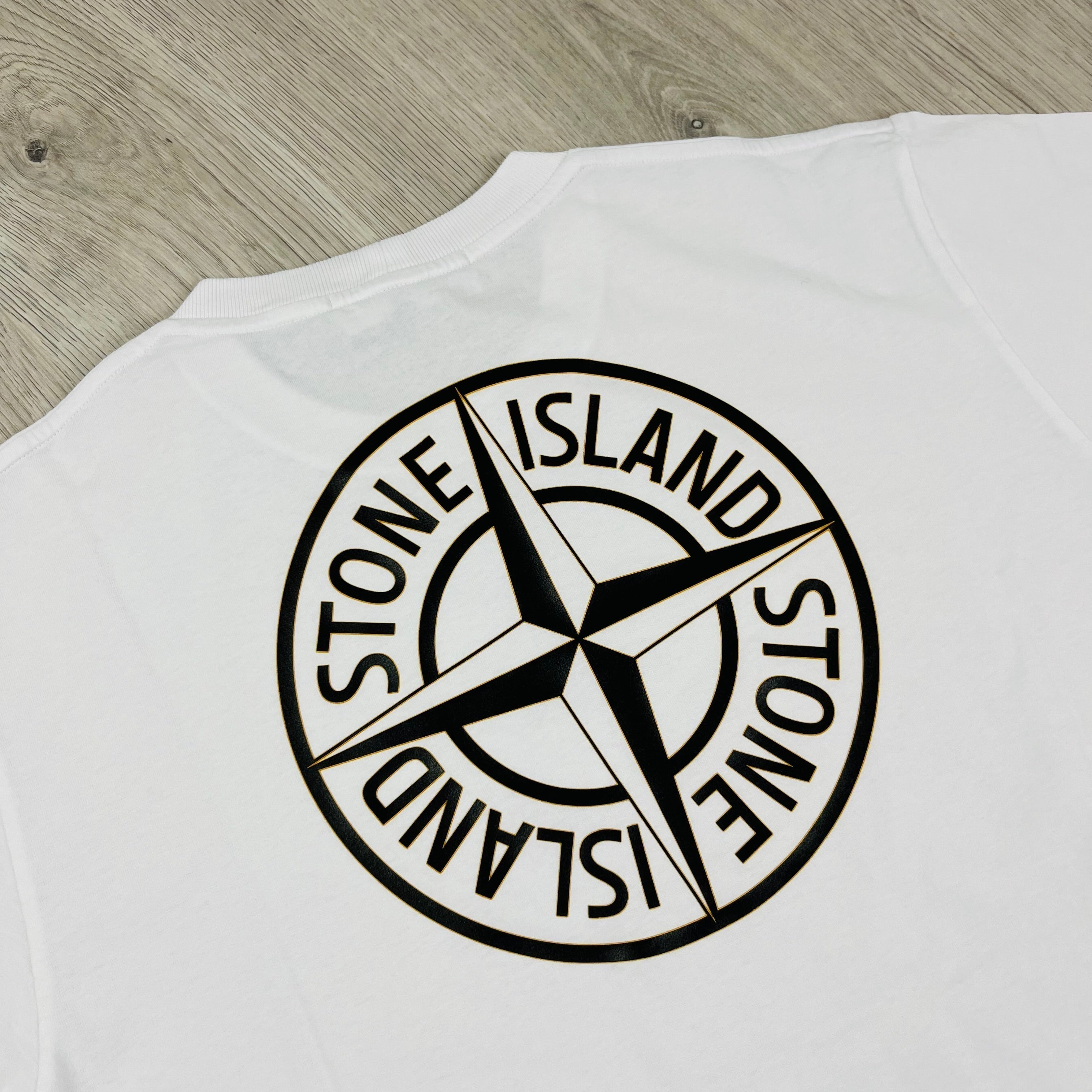 Stone Island Printed T-Shirt - White -Usfansport