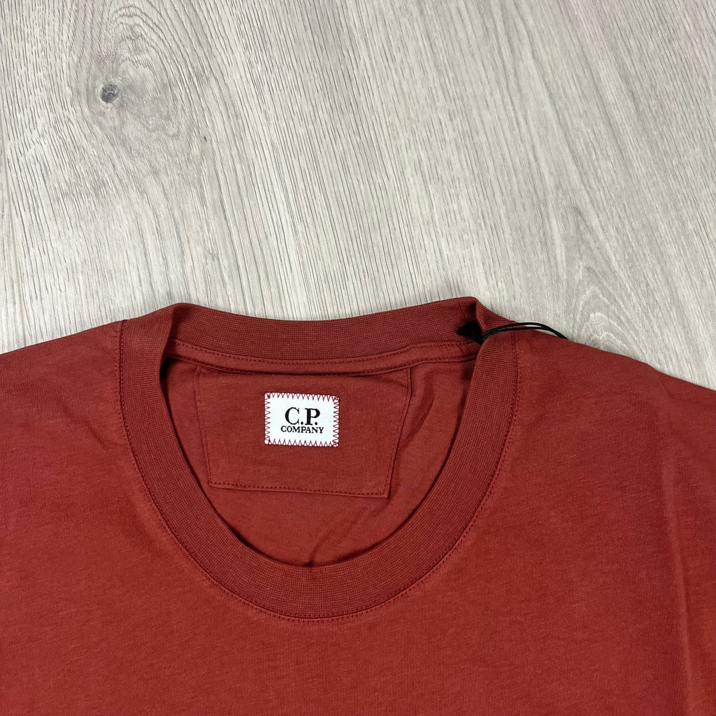 CP Company Printed T-Shirt - Henna -Usfansport