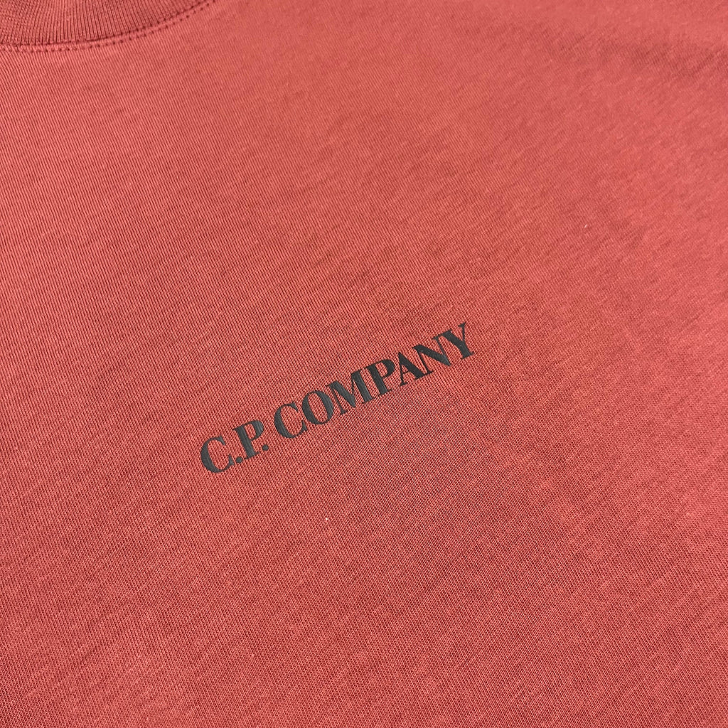 CP Company Printed T-Shirt - Henna -Usfansport