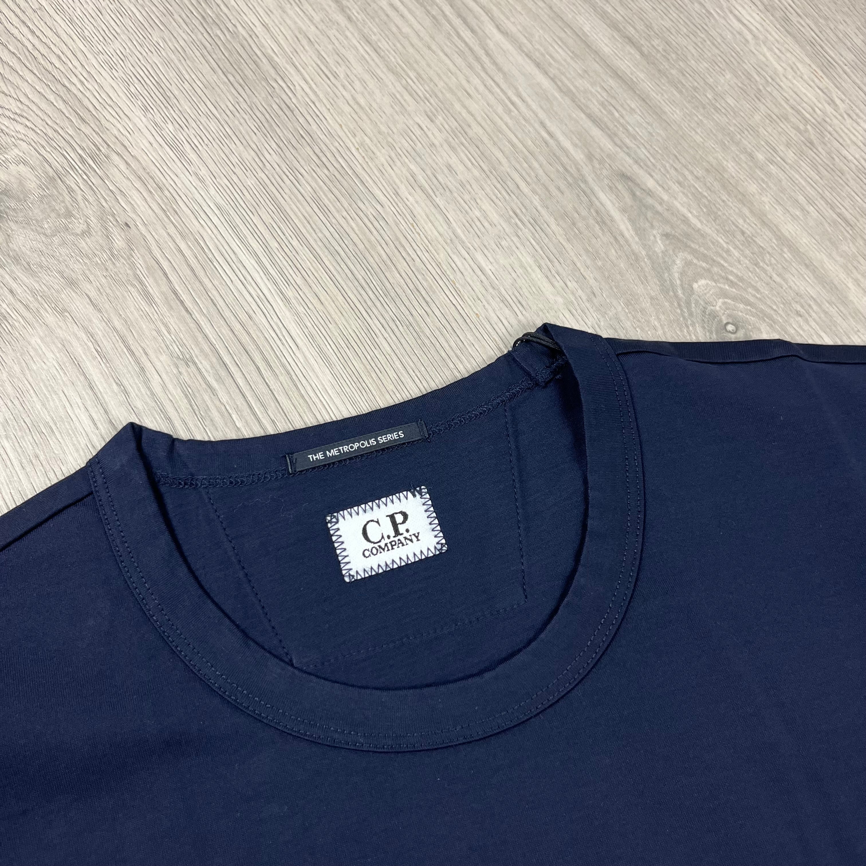 CP Company Metropolis T-Shirt - Navy -Usfansport