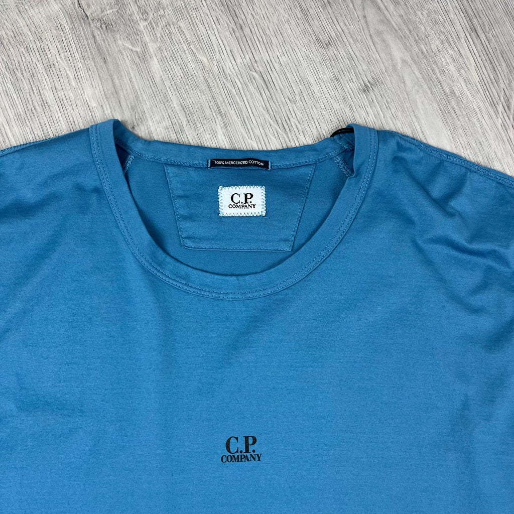 CP Company Patch T-Shirt - Aegean Blue -Usfansport