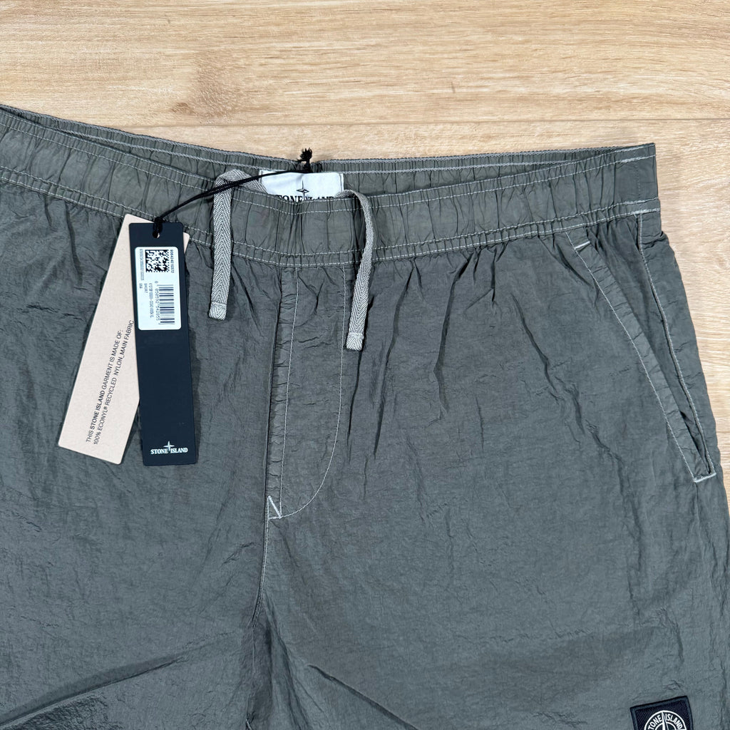 Stone Island Nylon Metal Swim Shorts in Military Green -Usfansport