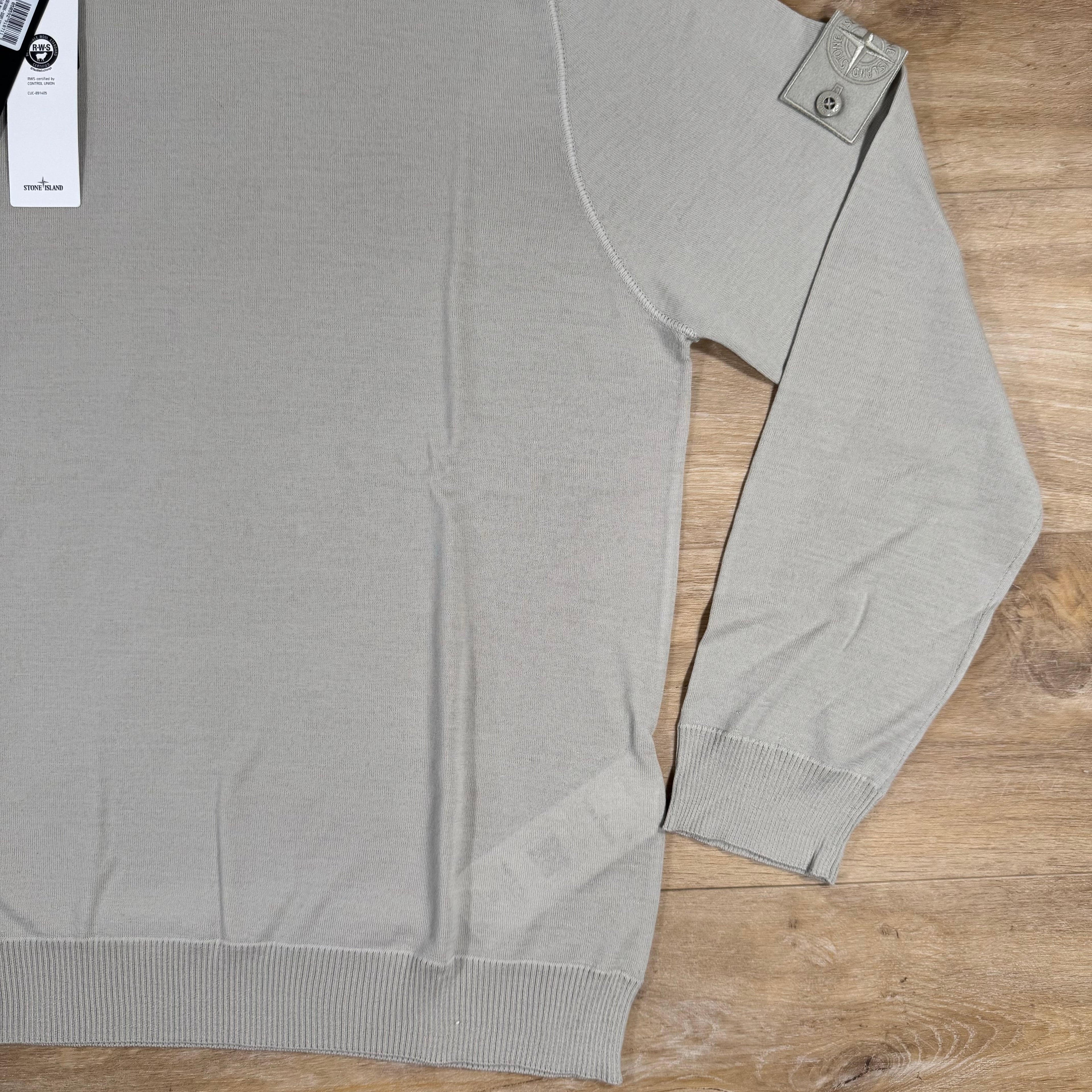 Stone Island Light Pure Wool Ghost Sweatshirt in Beige -Usfansport
