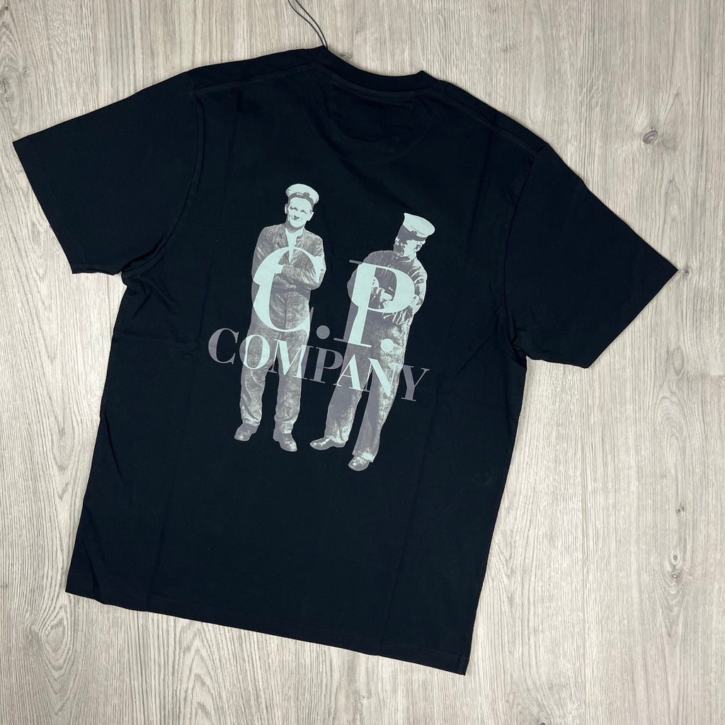 CP Company Sailor T-Shirt - Black -Usfansport