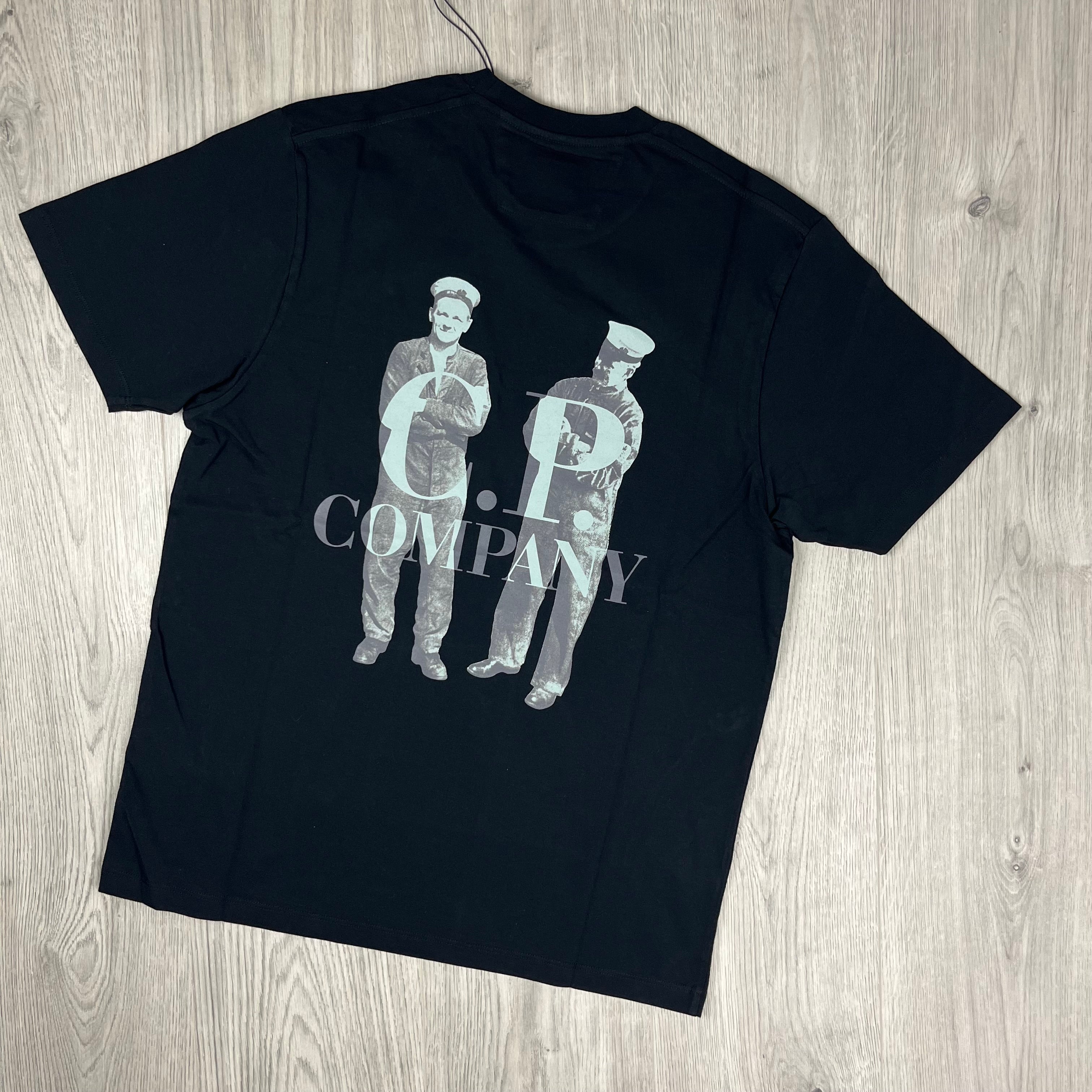 CP Company Sailor T-Shirt - Black -Usfansport
