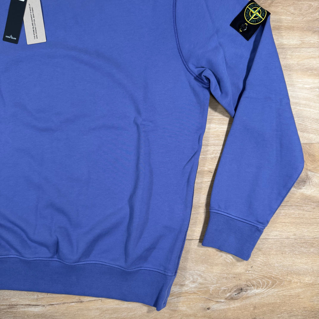 Stone Island Organic Cotton Fleece Sweatshirt in Lavender -Usfansport