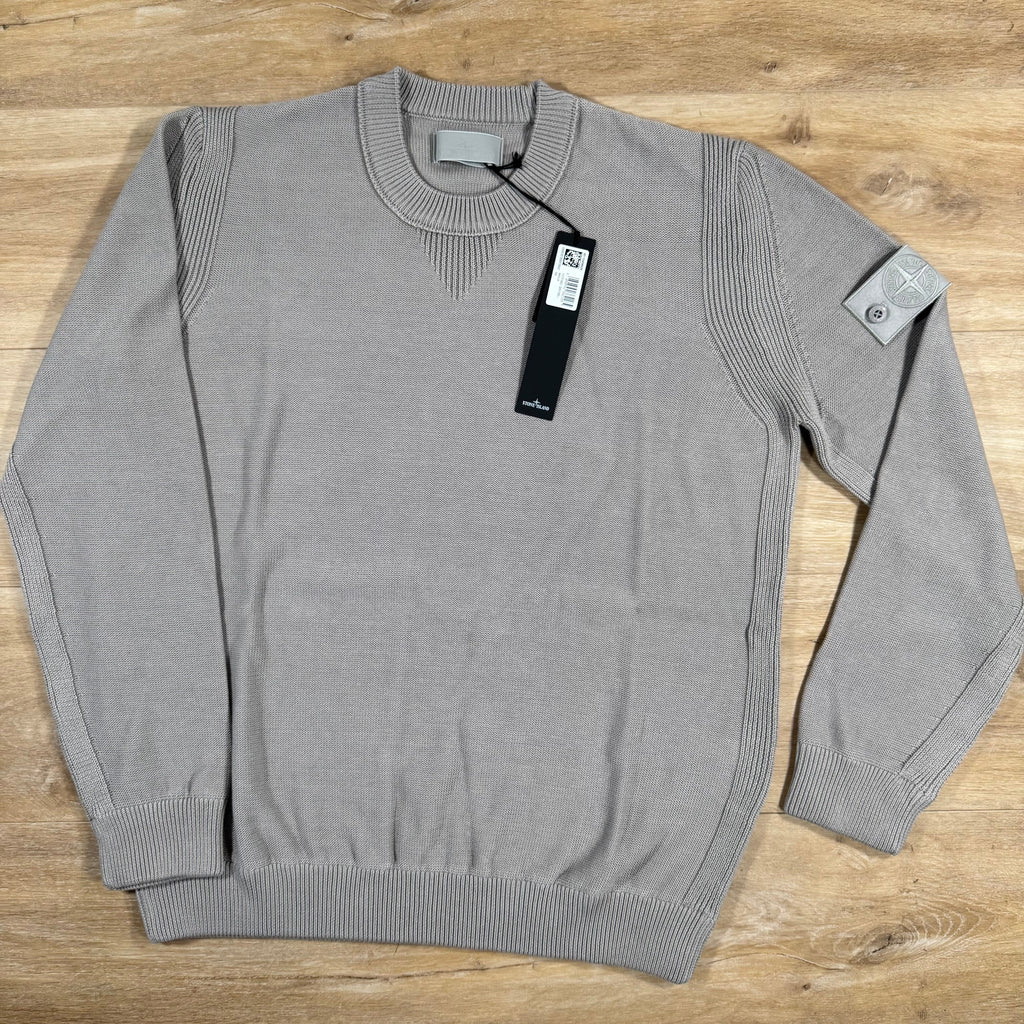 Stone Island Cotton Cashmere Ghost Sweatshirt in Dust Grey -Usfansport