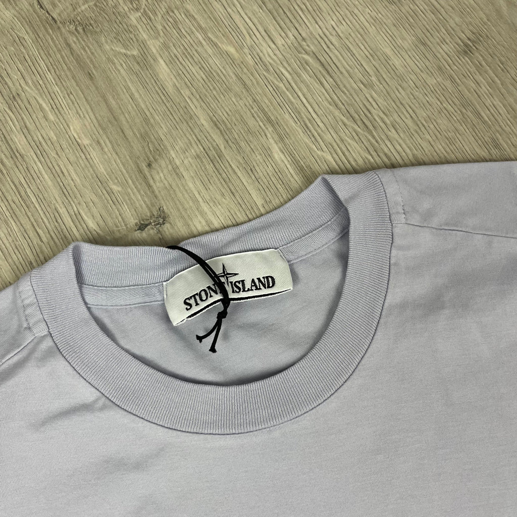 Stone Island Patch T-Shirt - Lilac -Usfansport