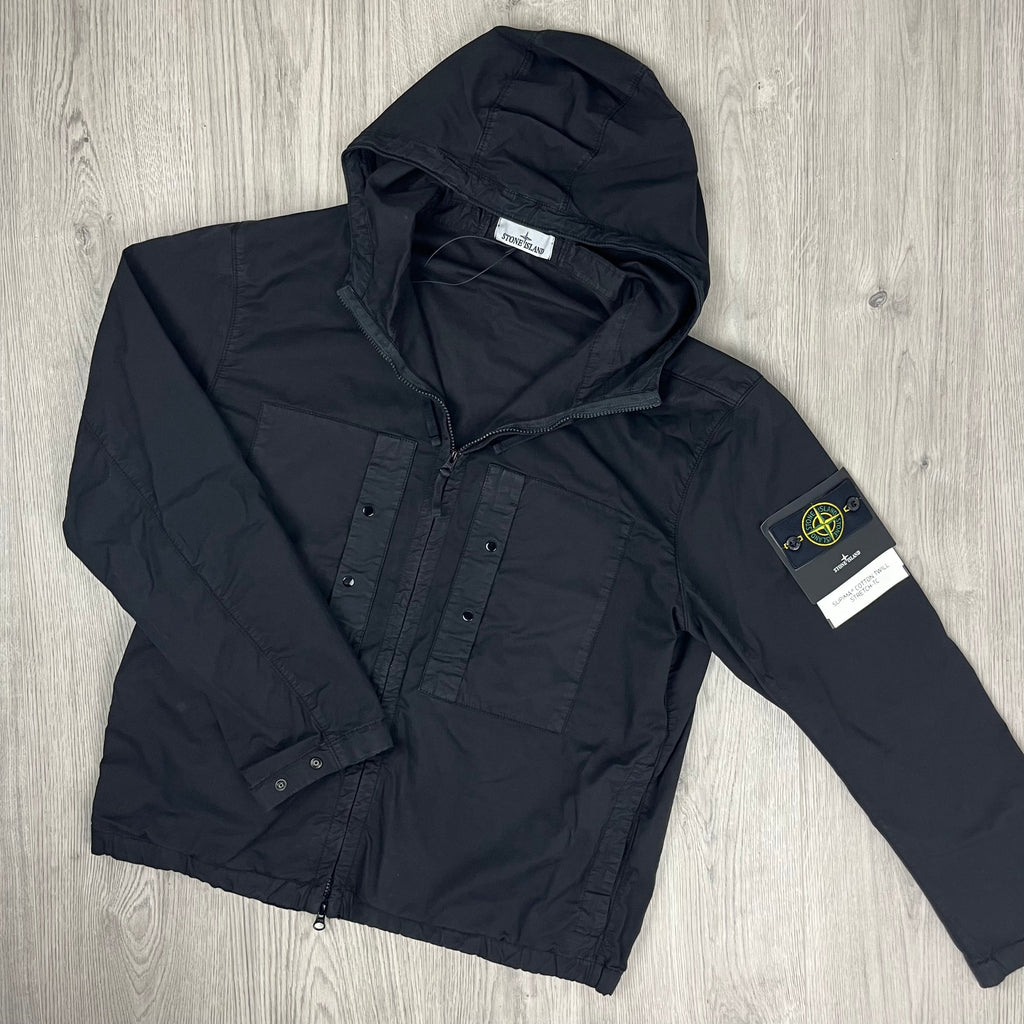 Stone Island Supima Jacket - Black -Usfansport