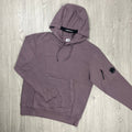 CP Company Raised Fleece Hoodie - Dove -Usfansport