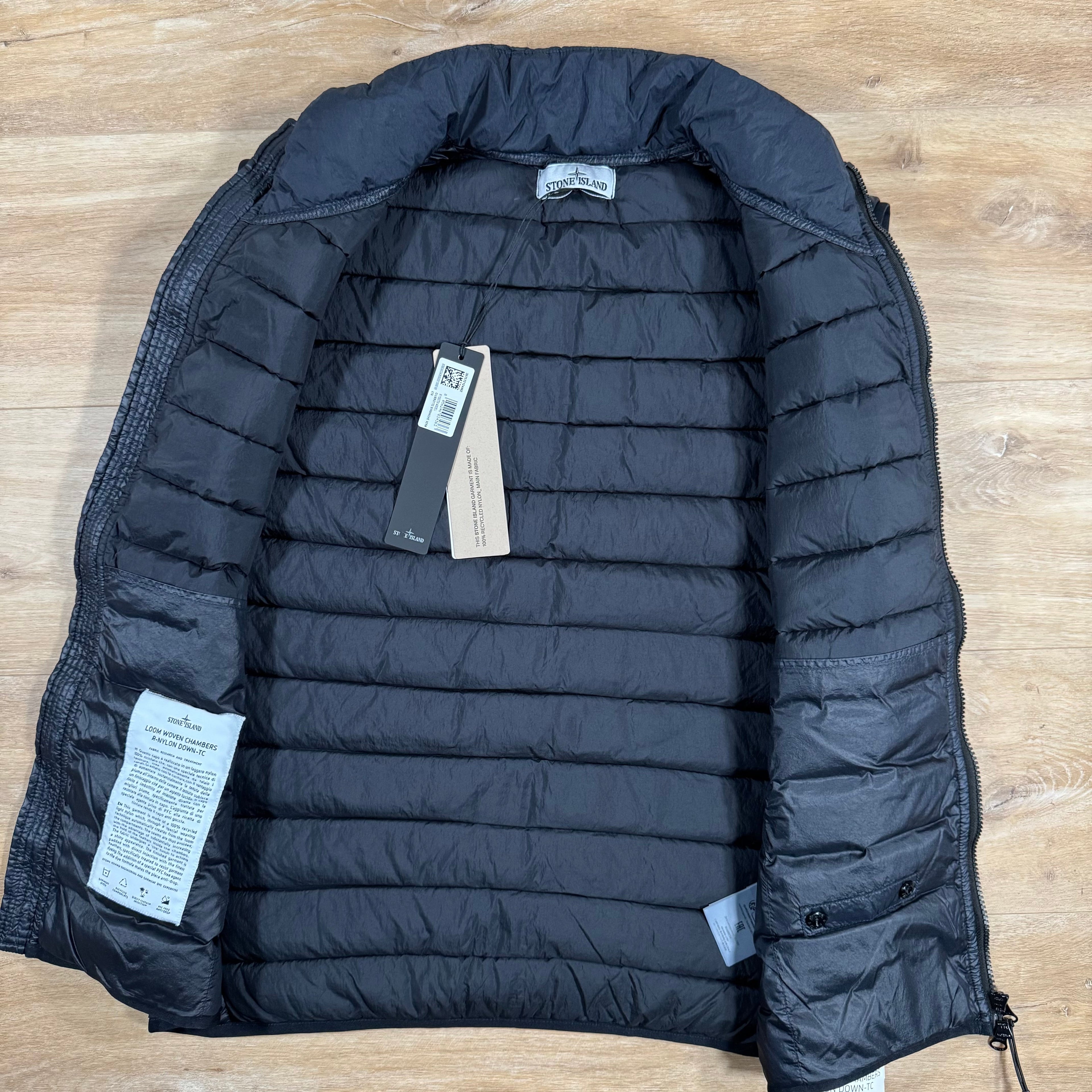 Stone Island Nylon Down-TC Vest in Navy -Usfansport