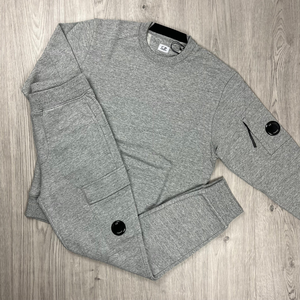 CP Company Raised Fleece Tracksuit - Grey -Usfansport