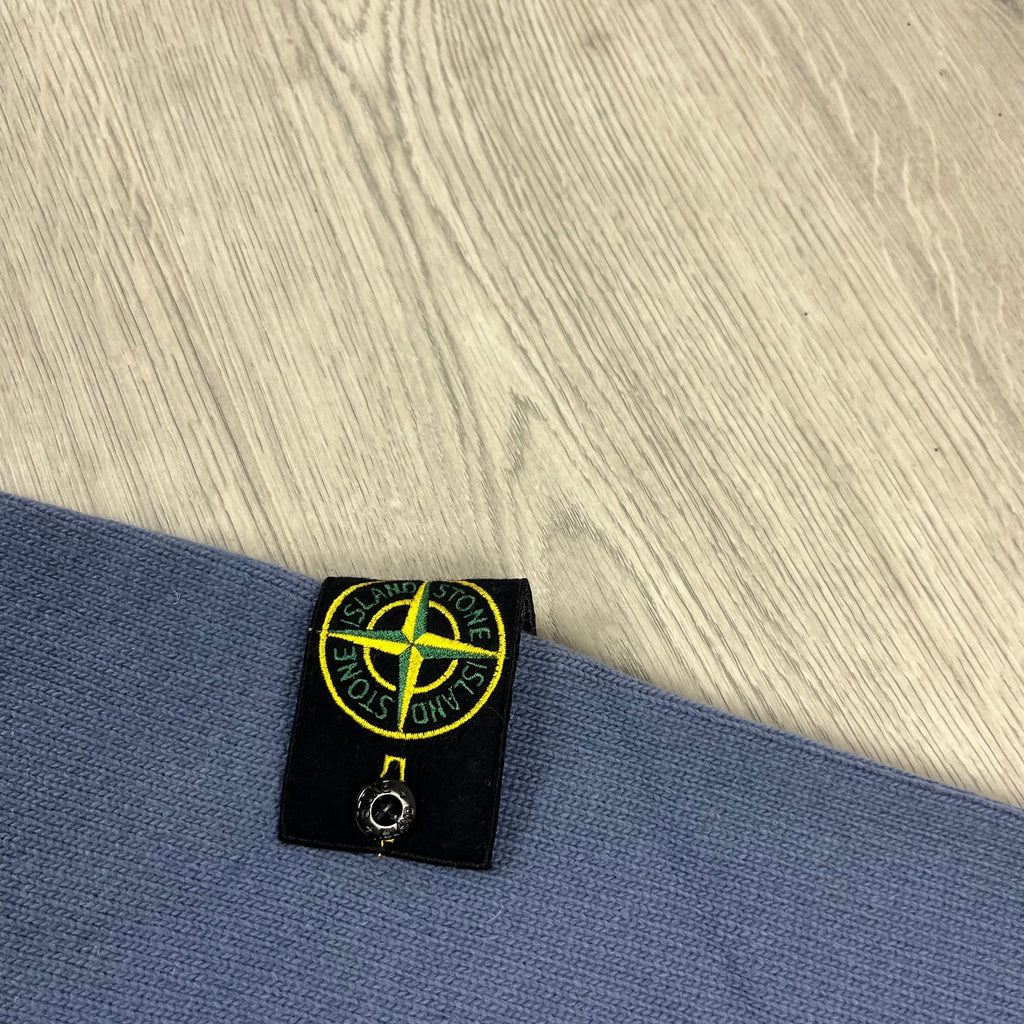 Stone Island Knit Sweatshirt - Mid Blue -Usfansport