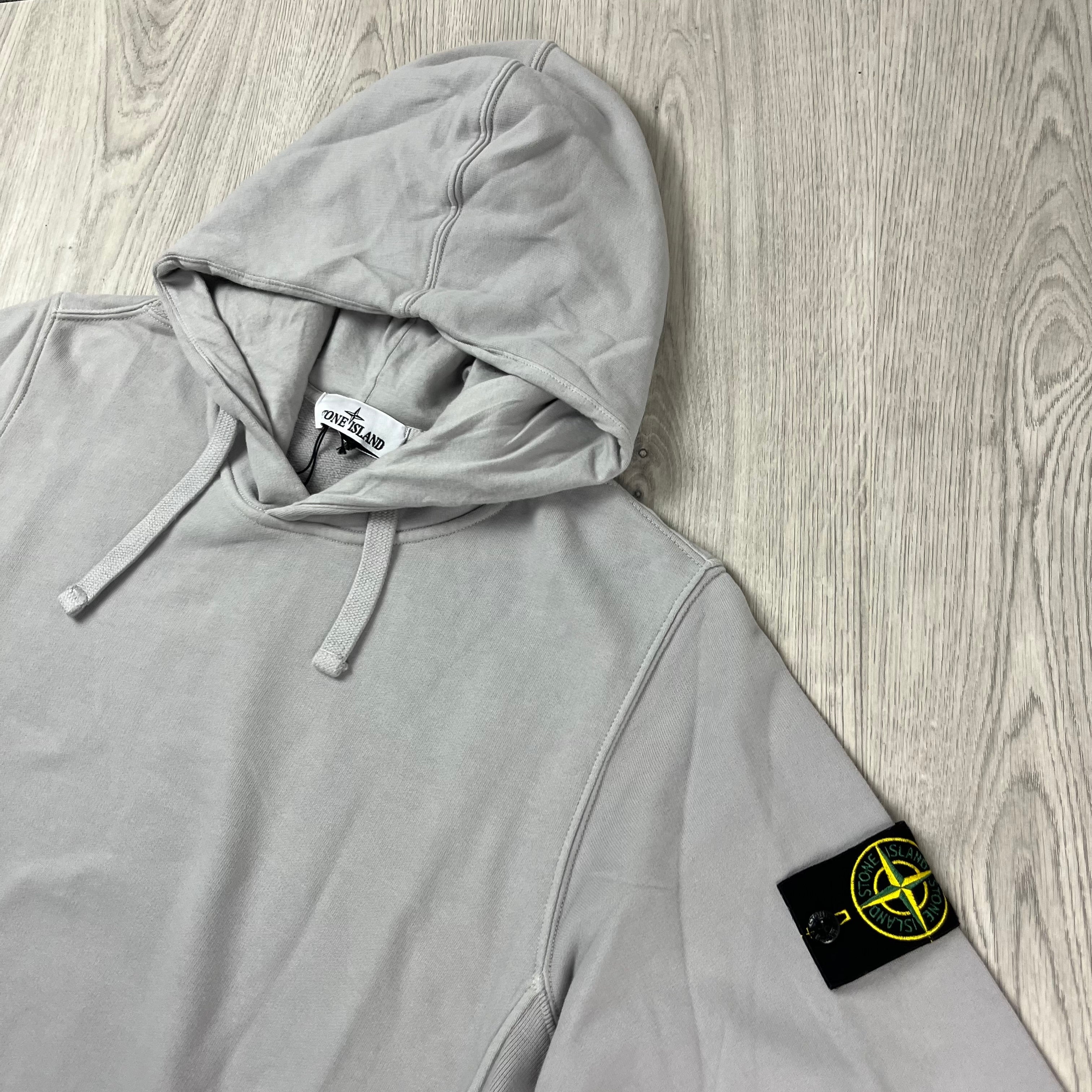 Stone Island Dyed Hoodie - Grey -Usfansport