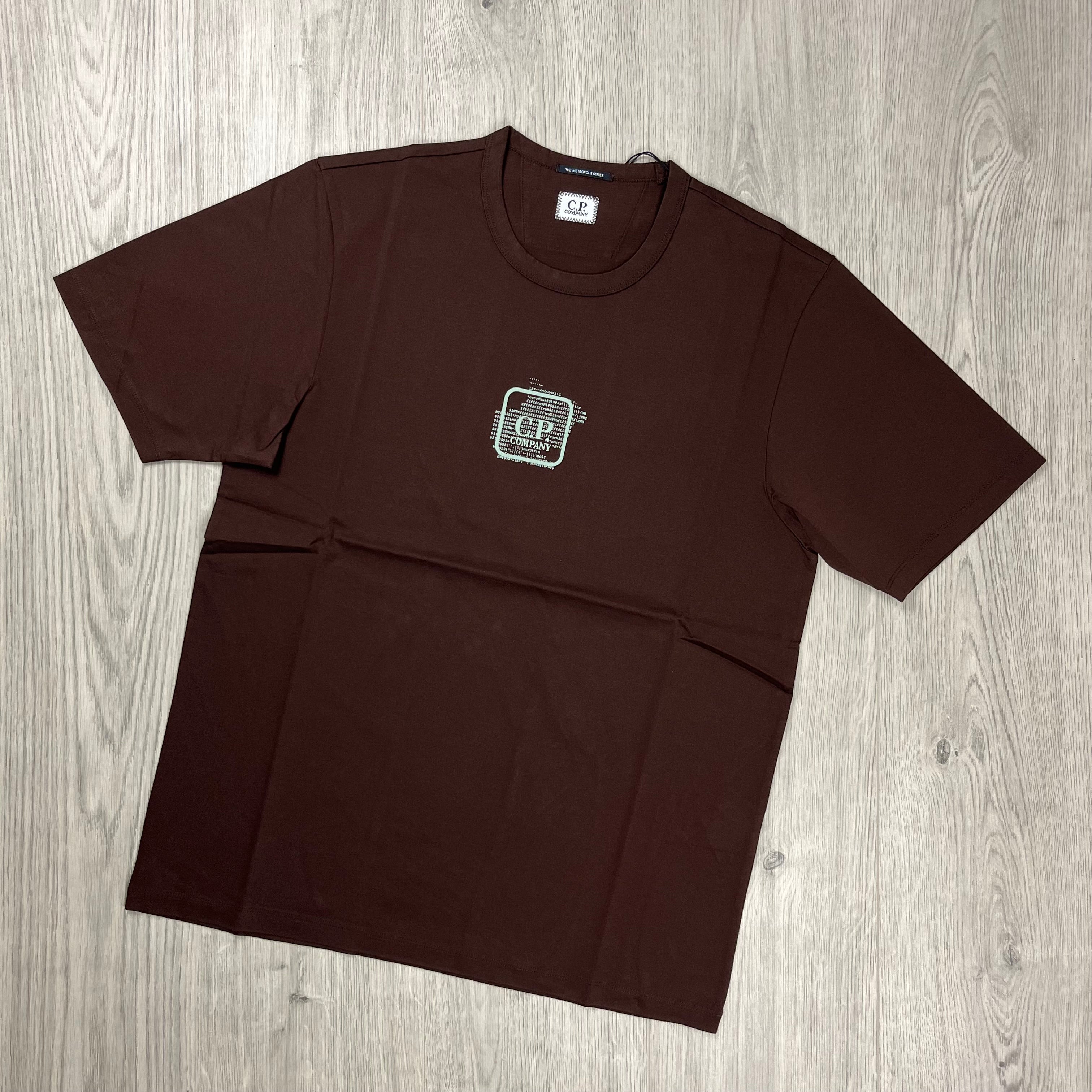 CP Company Metropolis T-Shirt - Rum Raisin -Usfansport