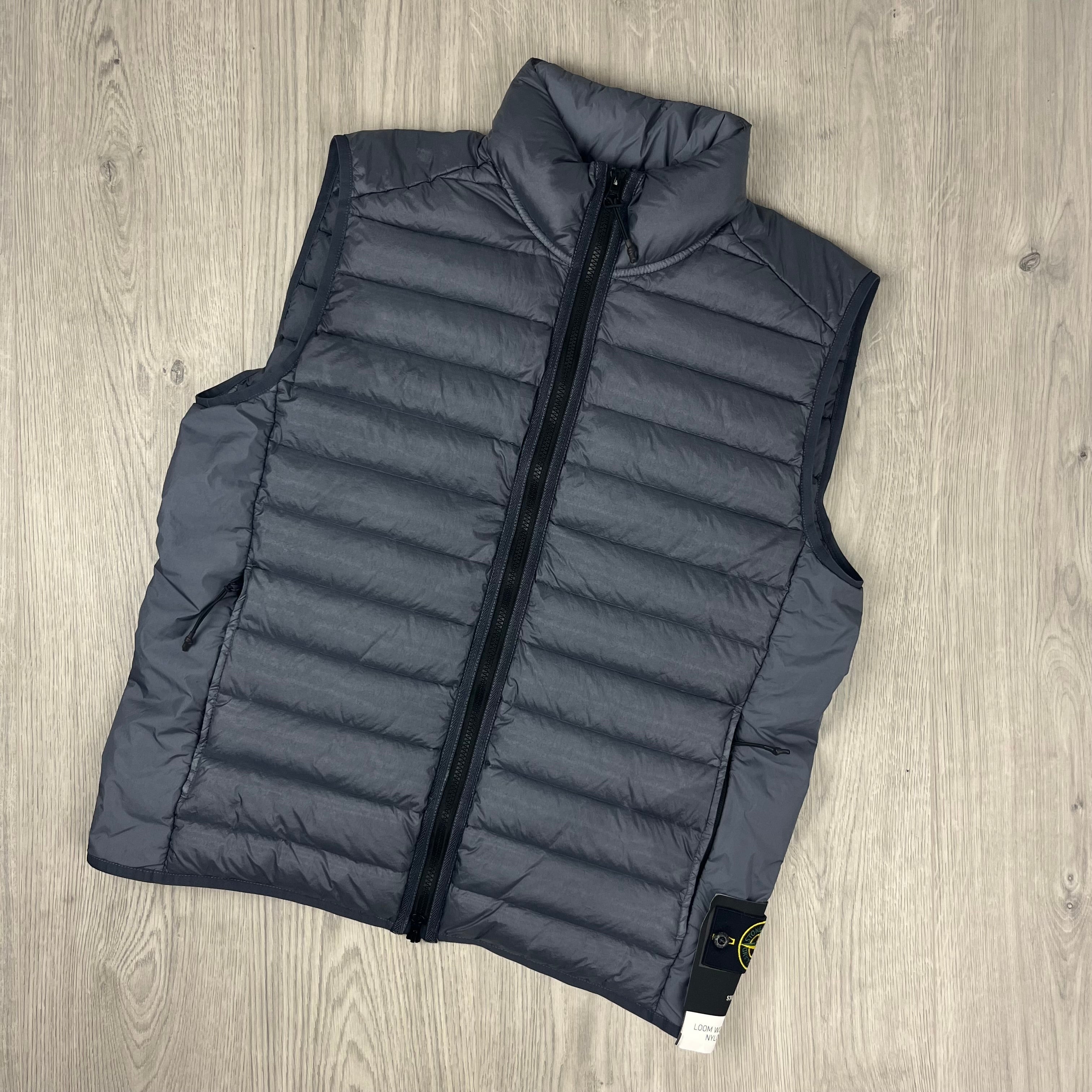 Stone Island Padded Gilet - Avio Blue -Usfansport