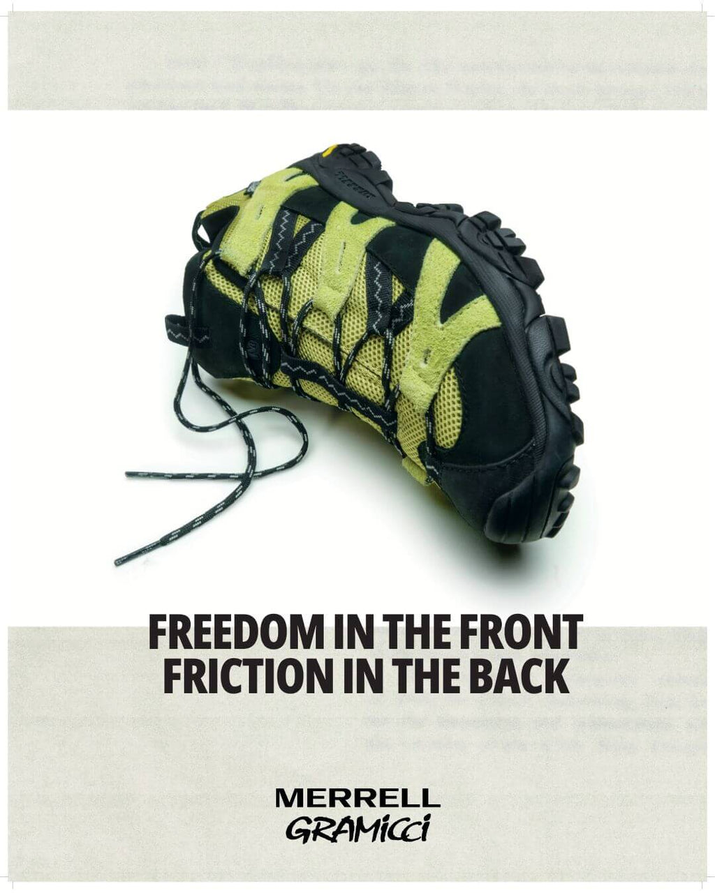 Merrell x Gramicci Moab 2 Siren I Dark Citron