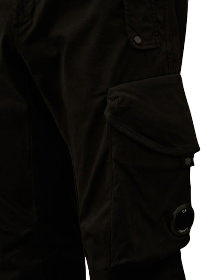 C.P. COMPANY stretch sateen ergonomic lens cargo pants