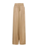 ALBERTA FERRETTI pantalone raso con pieghe