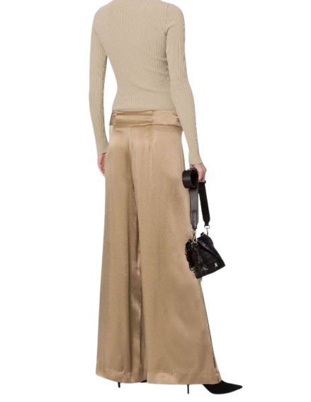 ALBERTA FERRETTI pantalone raso con pieghe